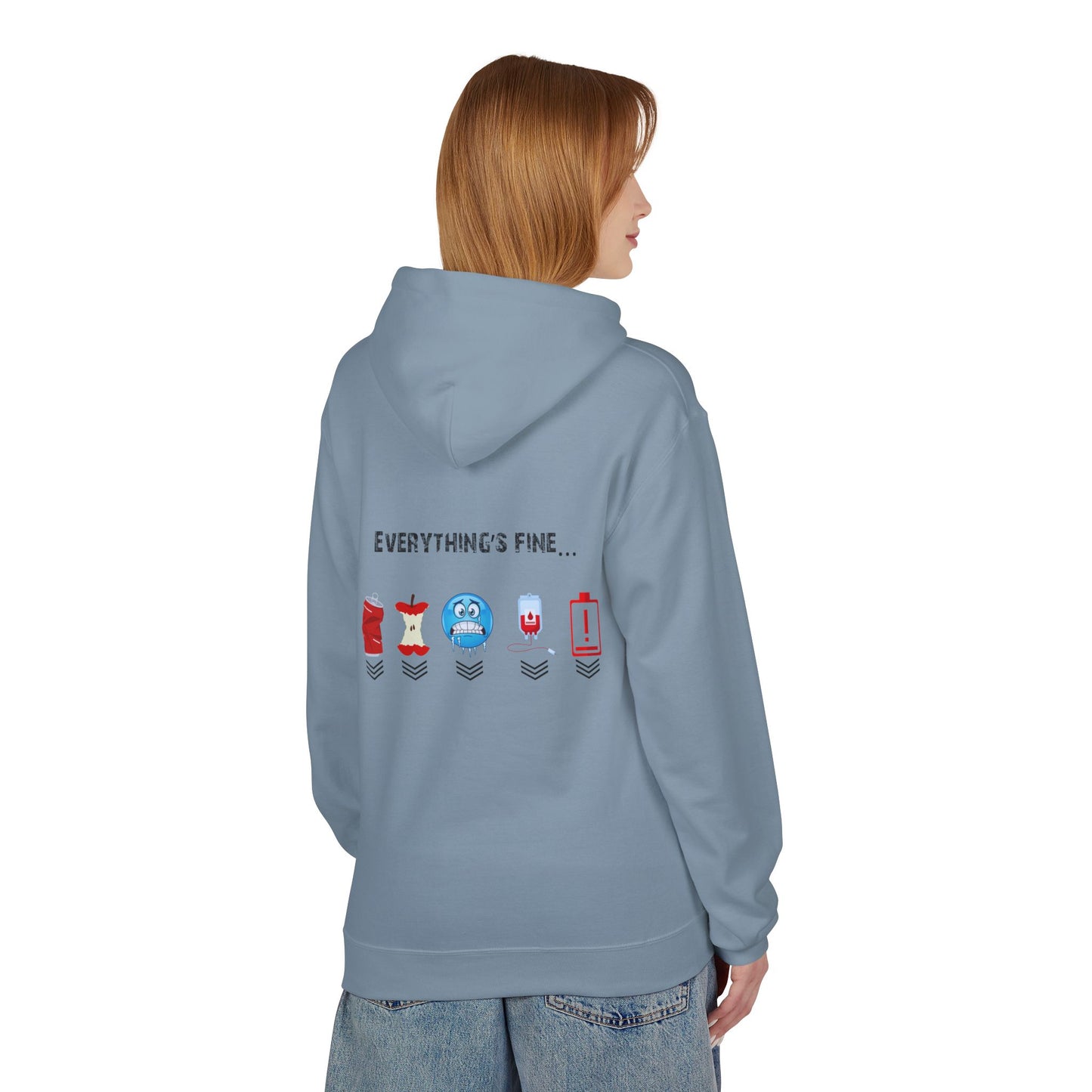Everything's Fine Gamer Fleece Hoodie