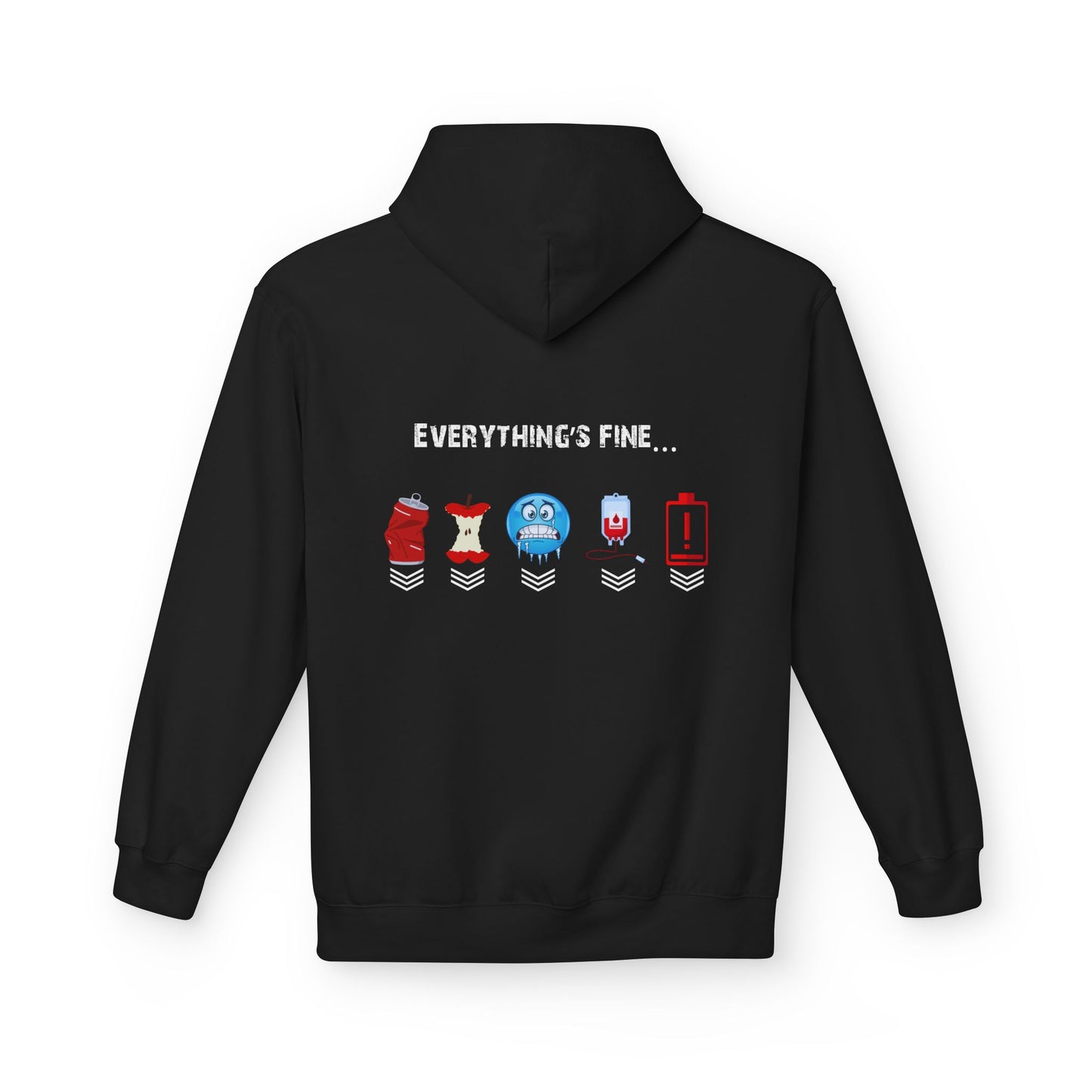 Everything's Fine Gamer Fleece Hoodie
