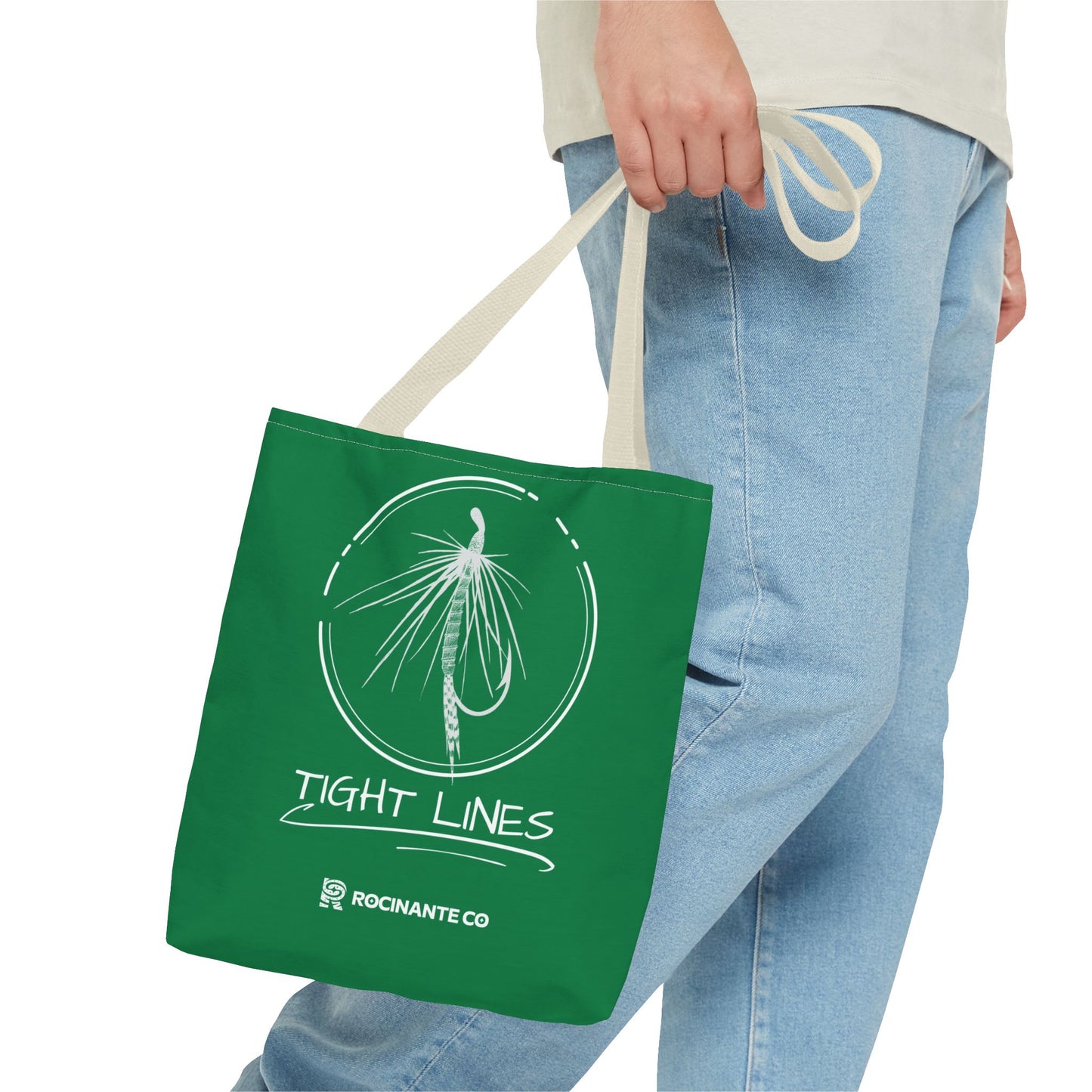 Tight Lines Tote Bag (Green)