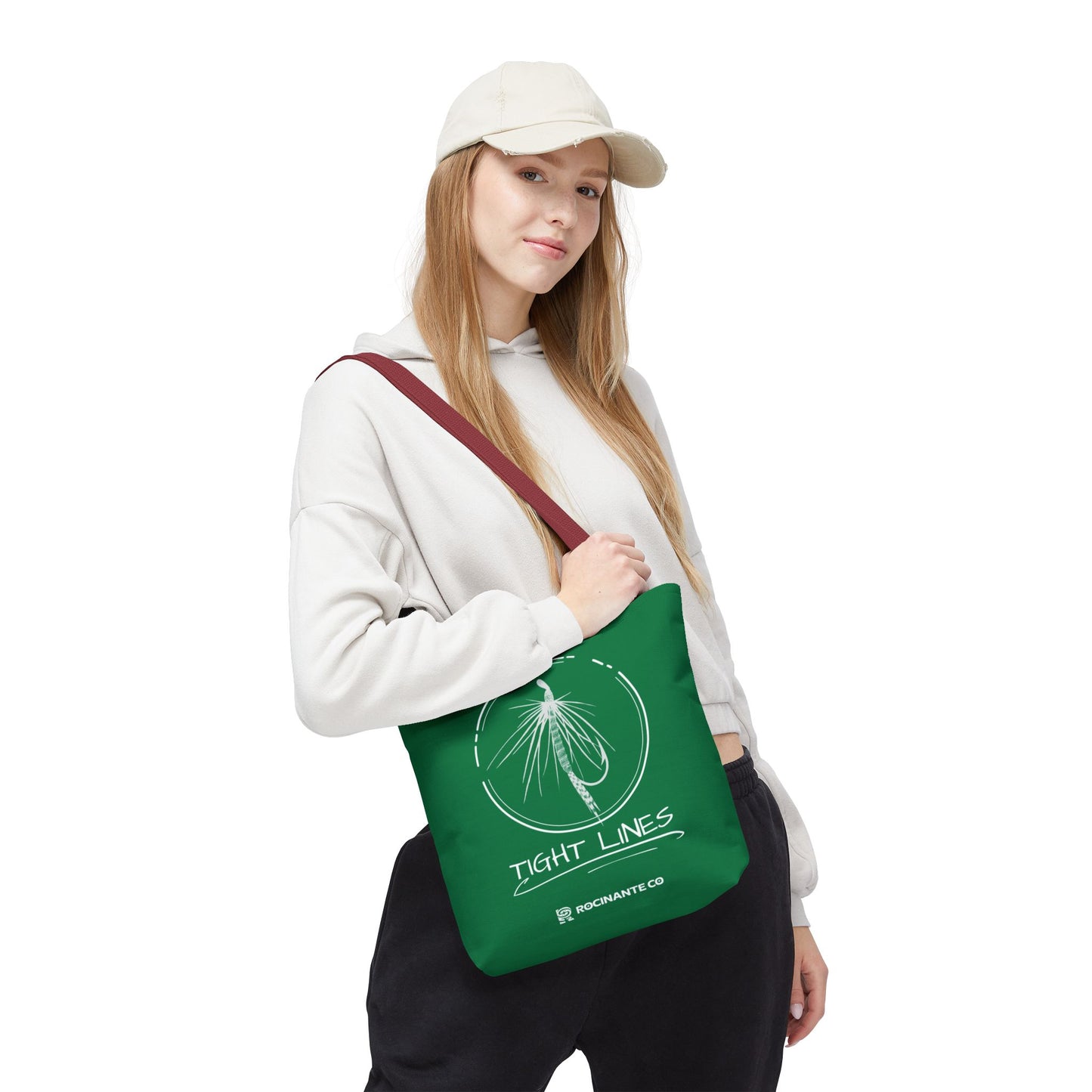 Tight Lines Tote Bag (Green)