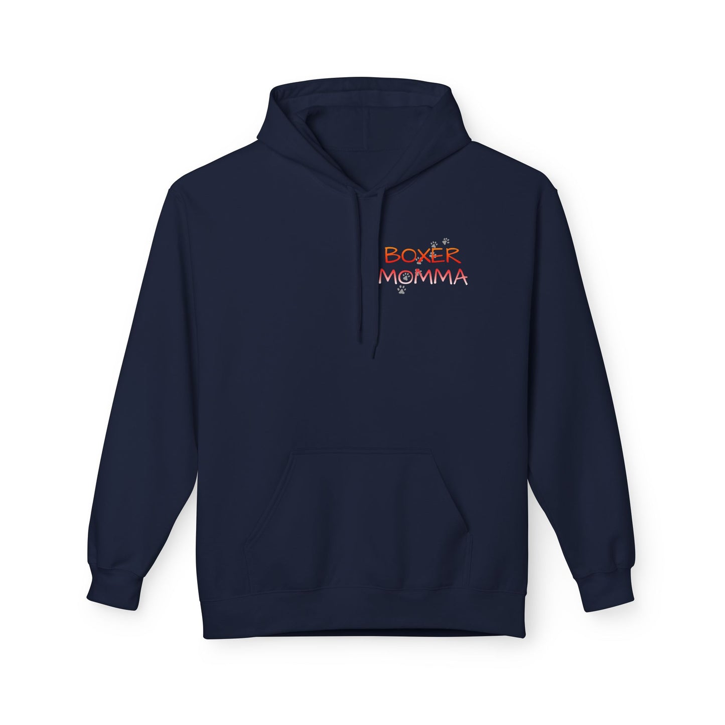 Unisex Boxer Momma Hoodie - Soft, Cozy Dog Lover Sweatshirt, Perfect Gift for Boxer Moms & Pet Lovers, Casual Pullover Top