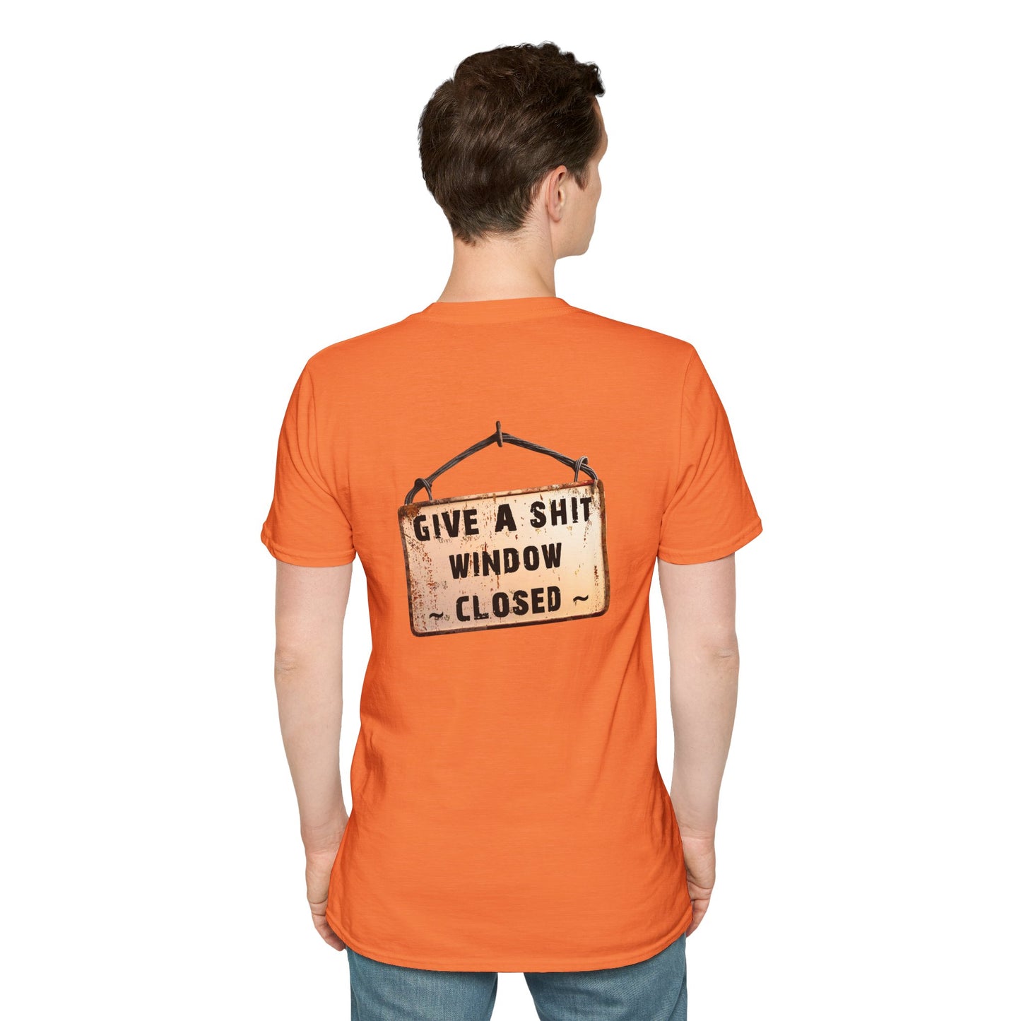 Funny Window Closed Unisex T-Shirt, Casual Wear, Gift for Friends, Humor Tee, Everyday Comfort, Sassy Statement Shirt