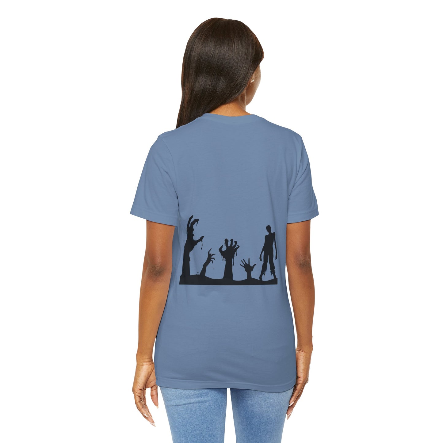 #No Mic No Life Unisex Tee, Fans of Zombie Culture, Graphic Tee for Casual Wear, Gamer Essentials, Zombie Apocalypse Survival Gear