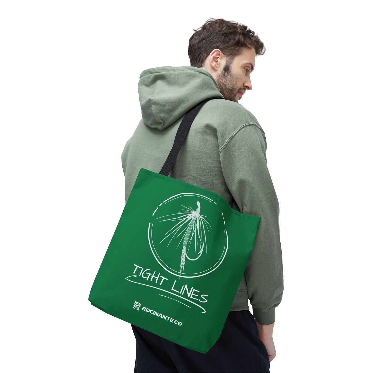 Tight Lines Tote Bag (Green)