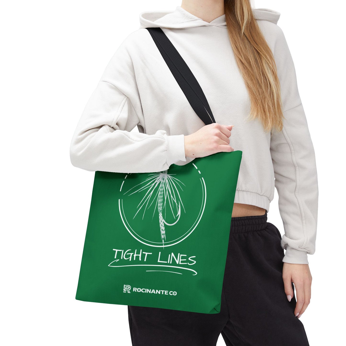 Tight Lines Tote Bag (Green)