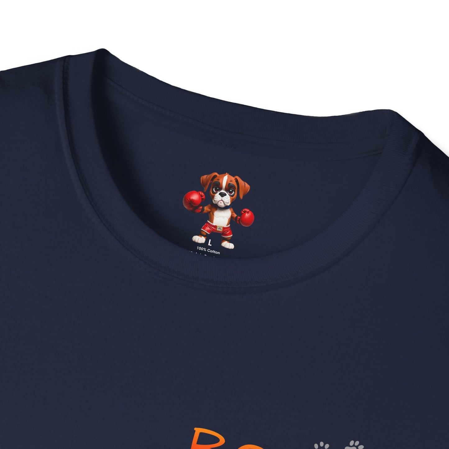 Unisex Boxer Momma T-Shirt - Softstyle Cotton Tee, Dog Lover Gift, Casual Fit, Pet Mom Shirt, Comfortable & Durable