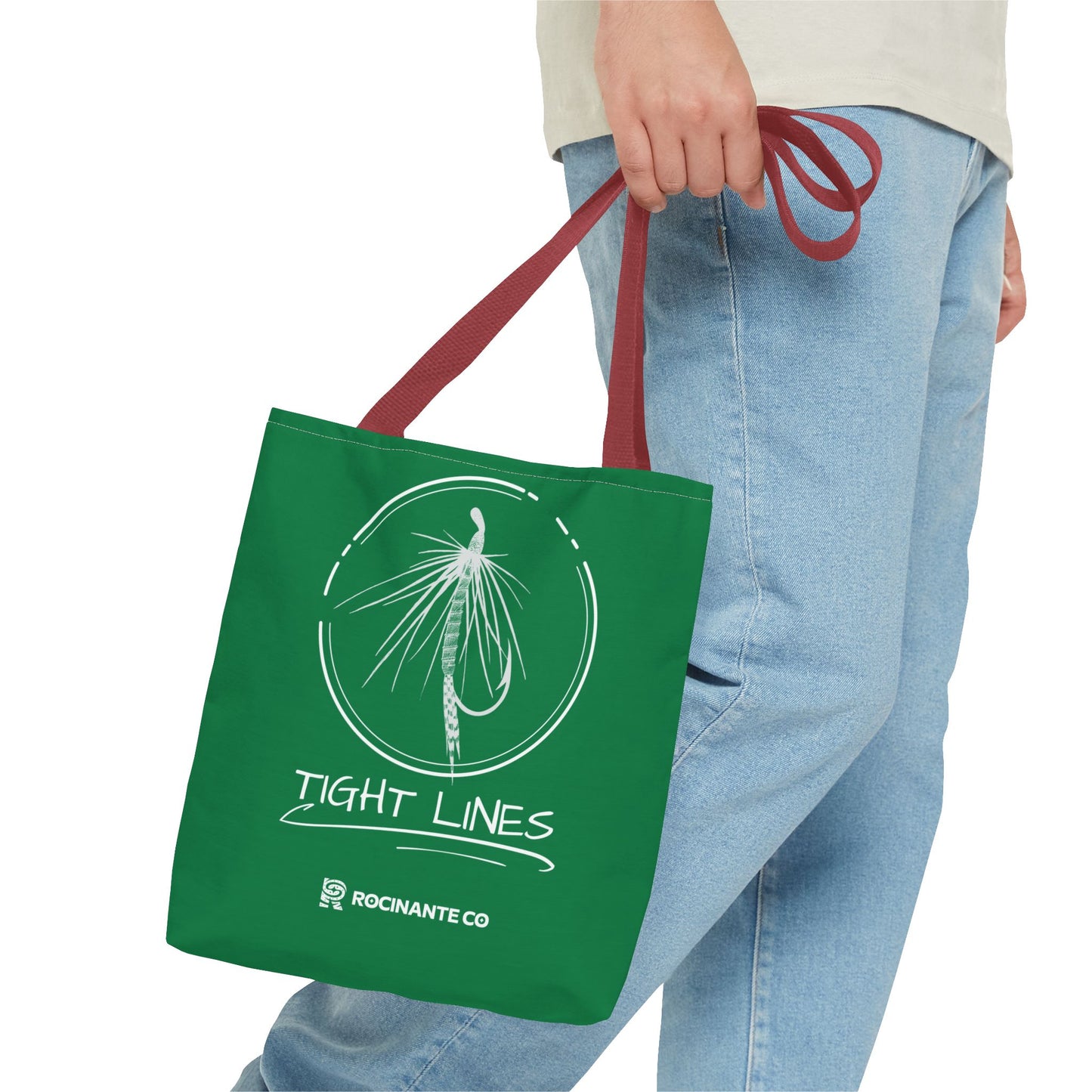 Tight Lines Tote Bag (Green)