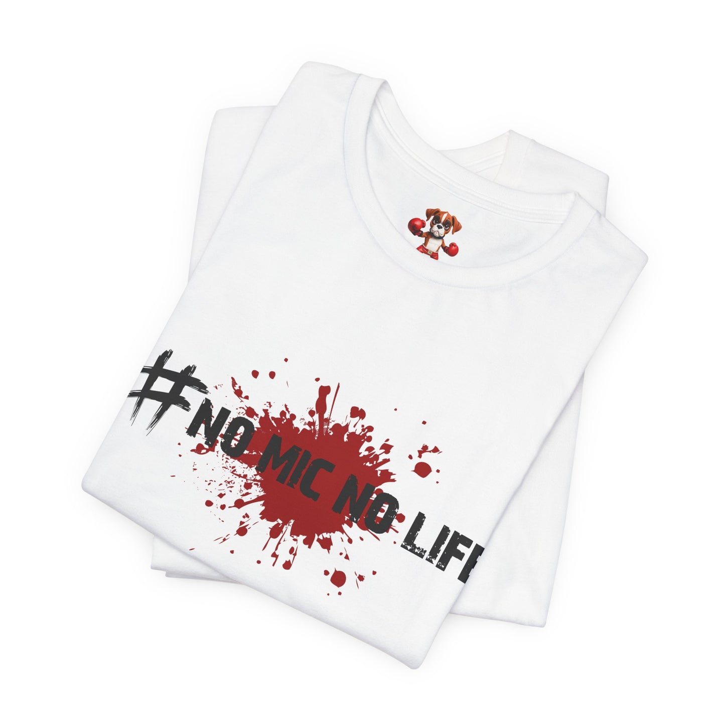 #No Mic No Life Unisex Tee, Fans of Zombie Culture, Graphic Tee for Casual Wear, Gamer Essentials, Zombie Apocalypse Survival Gear