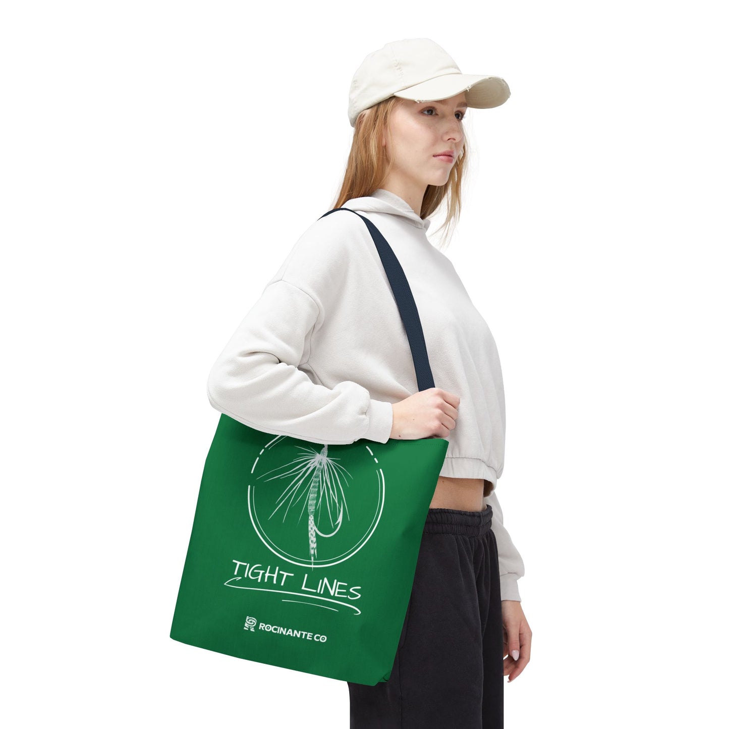 Tight Lines Tote Bag (Green)