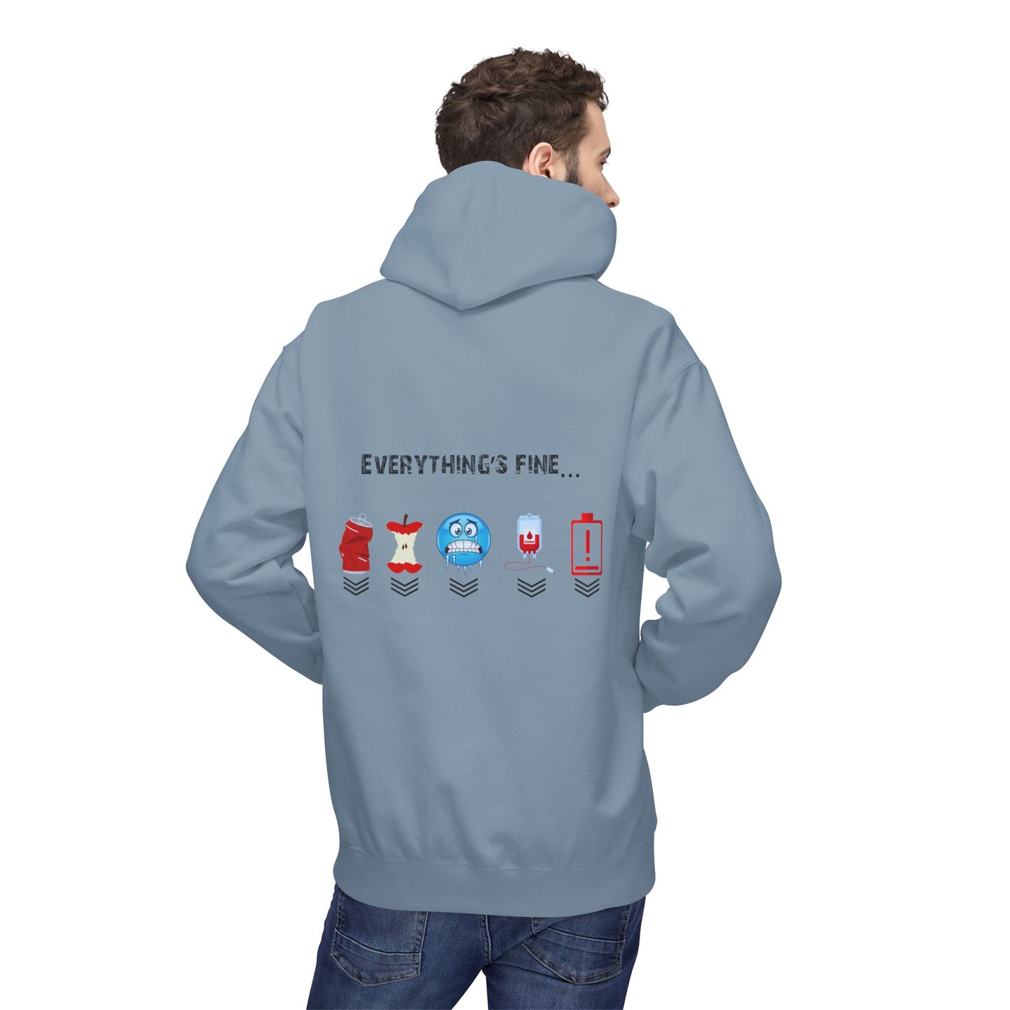 Everything's Fine Gamer Fleece Hoodie