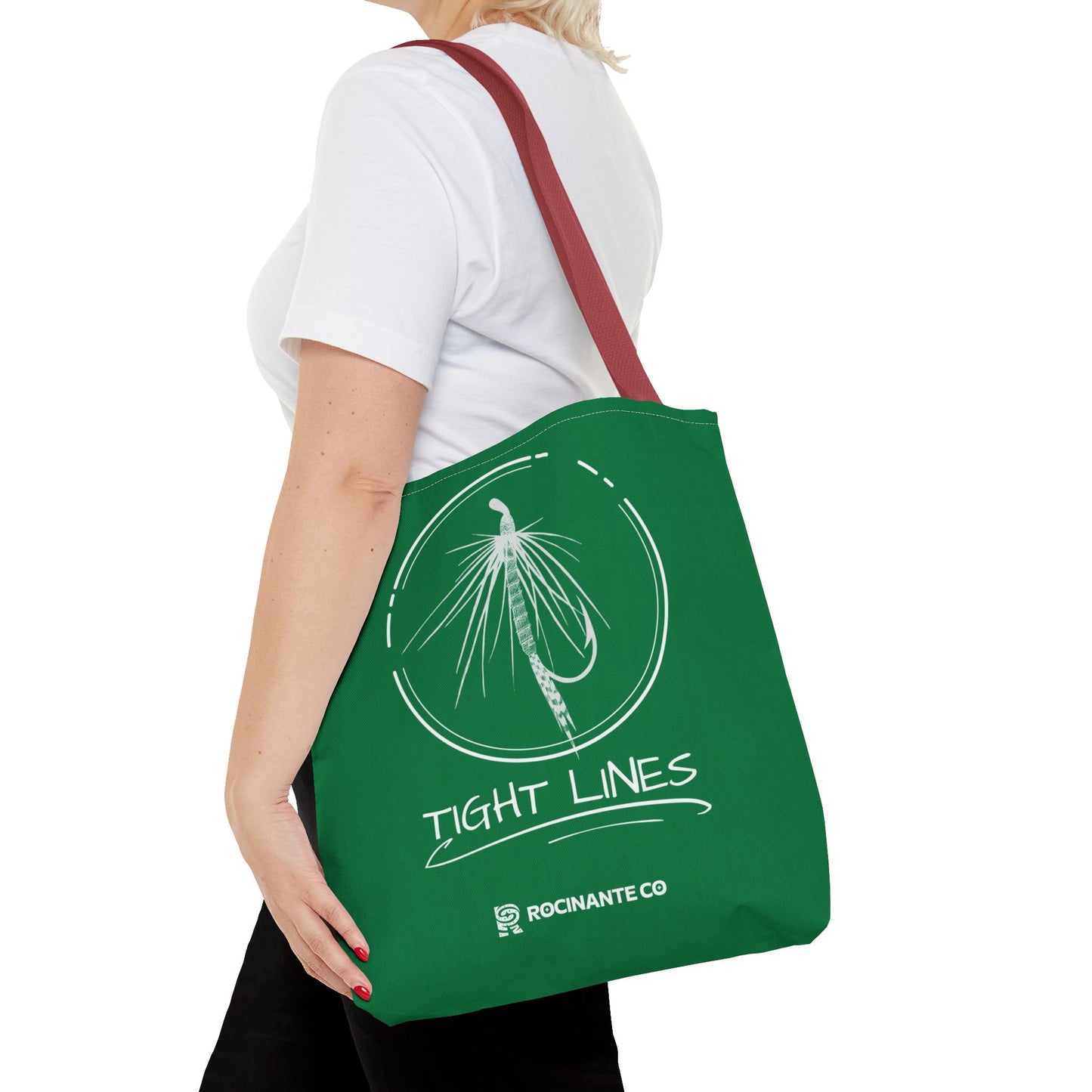 Tight Lines Tote Bag (Green)