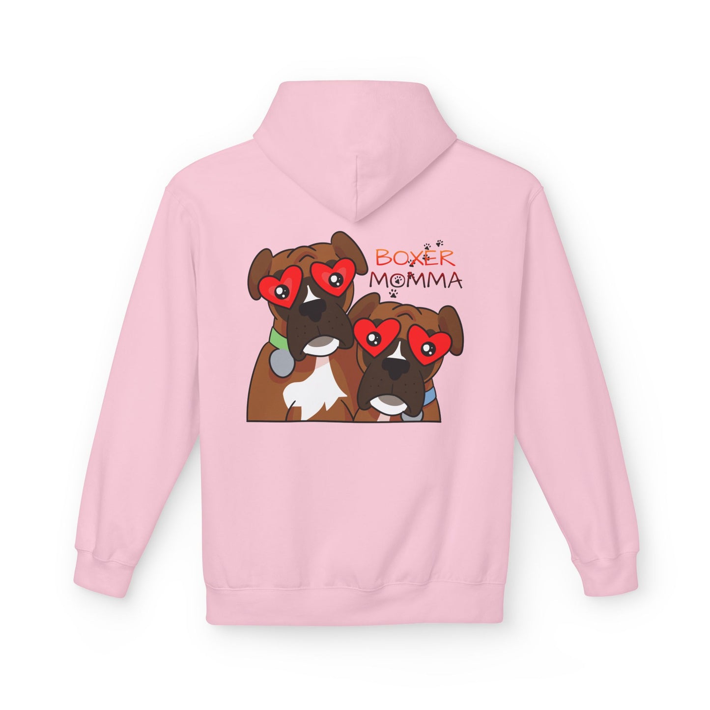 Unisex Boxer Momma Hoodie - Soft, Cozy Dog Lover Sweatshirt, Perfect Gift for Boxer Moms & Pet Lovers, Casual Pullover Top