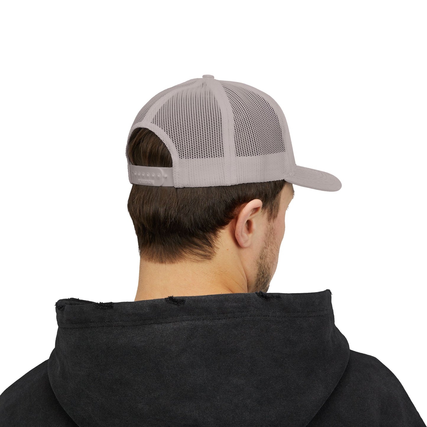 Tight Lines Embroidered Trucker Hat (Dark Logo)