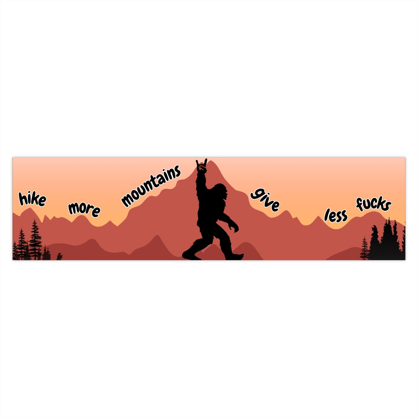 Hike More Mountains Bumper Stickers, for Adventure Seekers, Outdoor Enthusiasts, Funny Car Decals, Wilderness Lover Gifts, Hiking, Camping