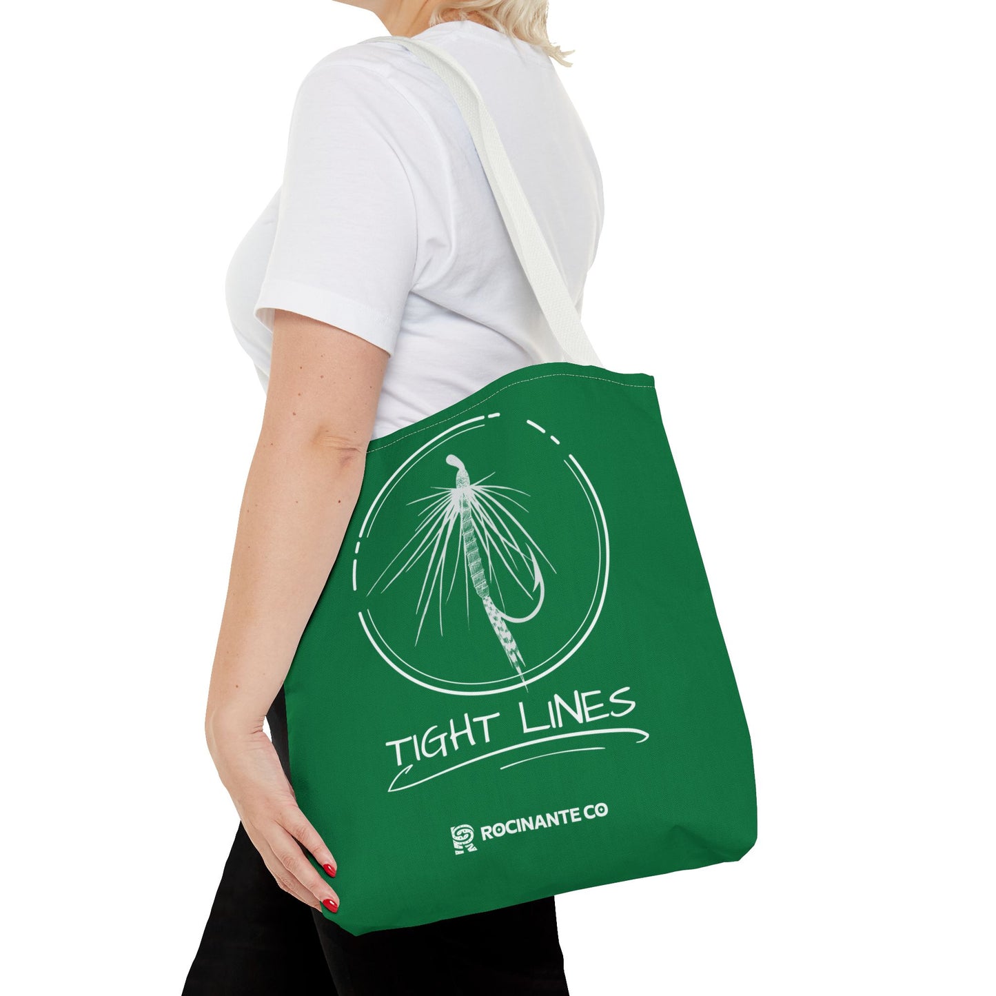 Tight Lines Tote Bag (Green)