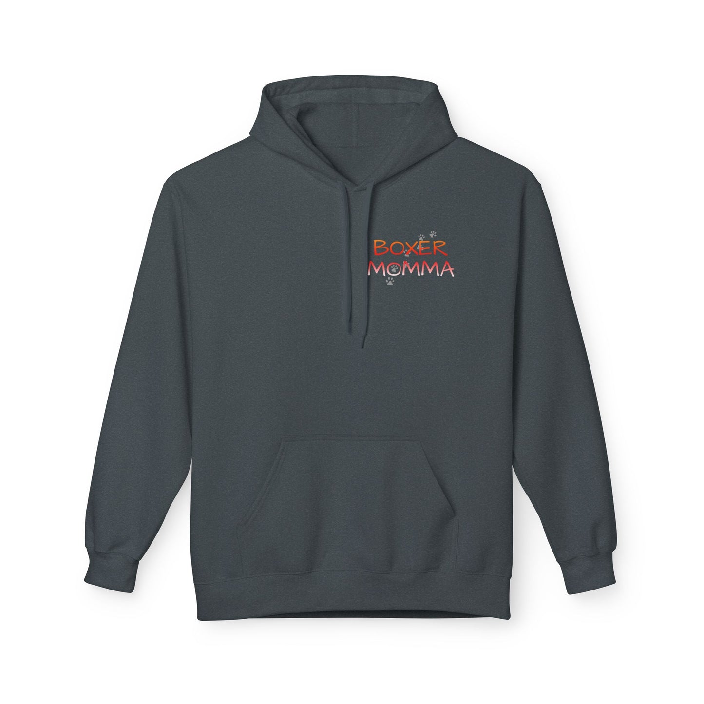 Unisex Boxer Momma Hoodie - Soft, Cozy Dog Lover Sweatshirt, Perfect Gift for Boxer Moms & Pet Lovers, Casual Pullover Top