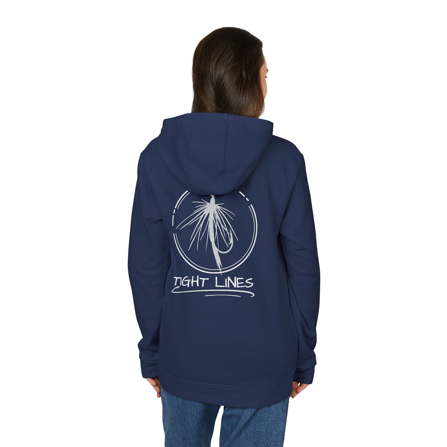 Tight Lights Adidas Fleece Hoodie - Perfect for Beach Days, Outdoors, and Casual Outings | Unisex, Beachwear