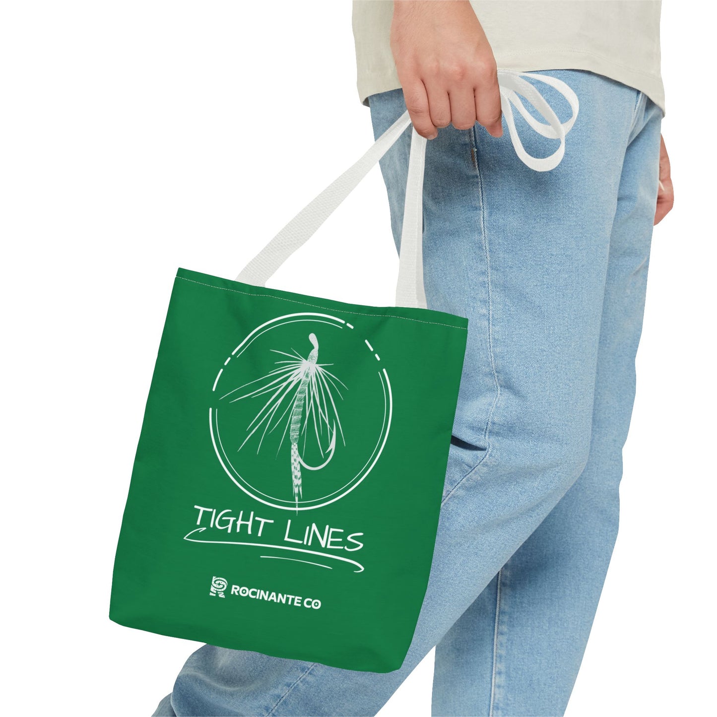 Tight Lines Tote Bag (Green)