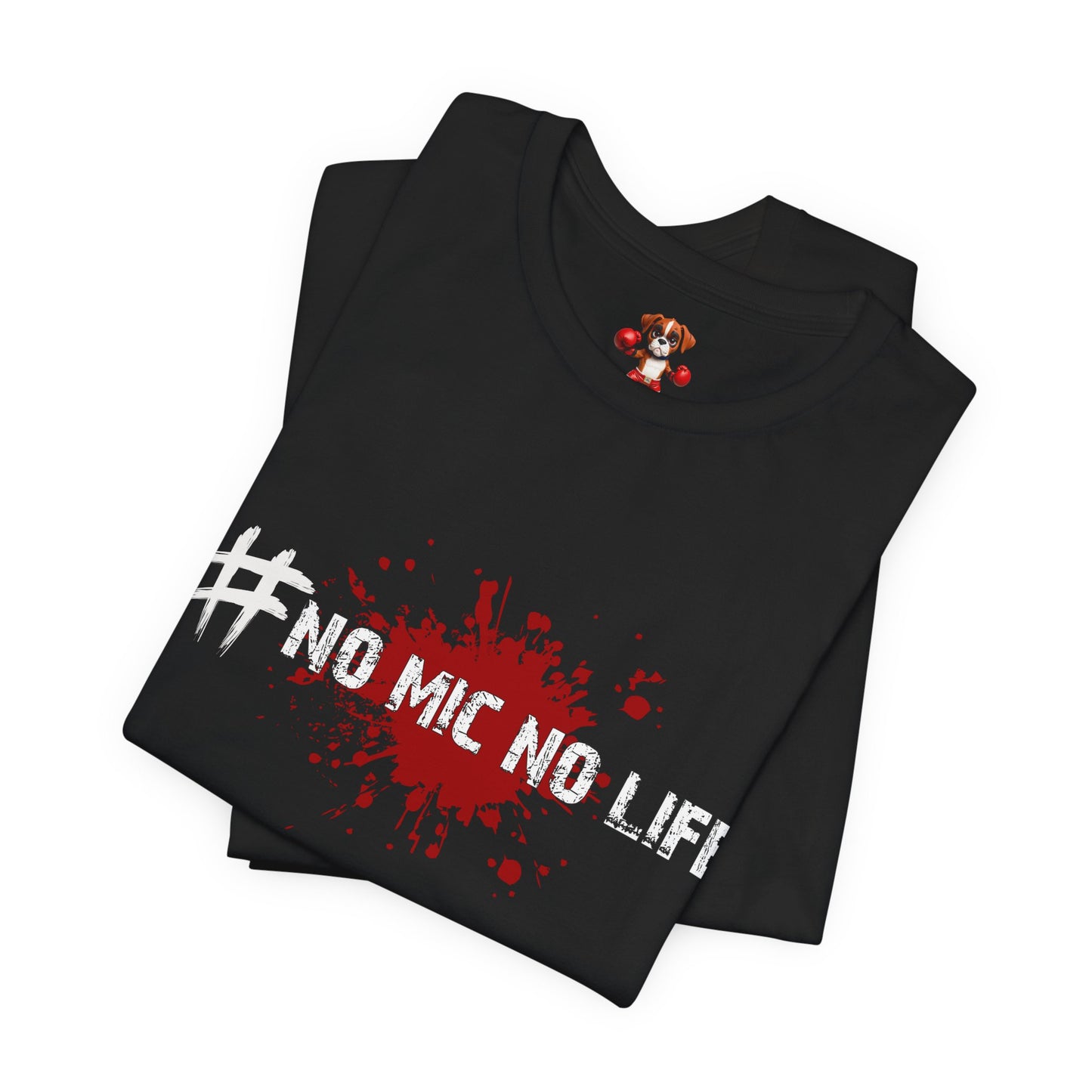 #No Mic No Life Unisex Tee, Fans of Zombie Culture, Graphic Tee for Casual Wear, Gamer Essentials, Zombie Apocalypse Survival Gear