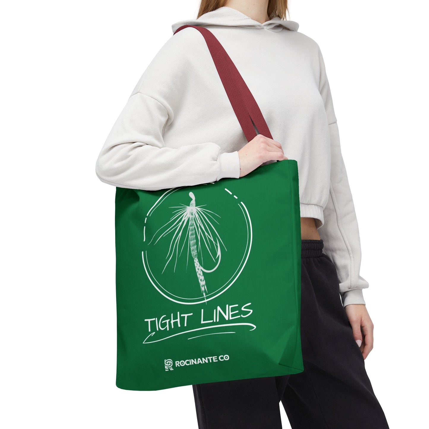 Tight Lines Tote Bag (Green)