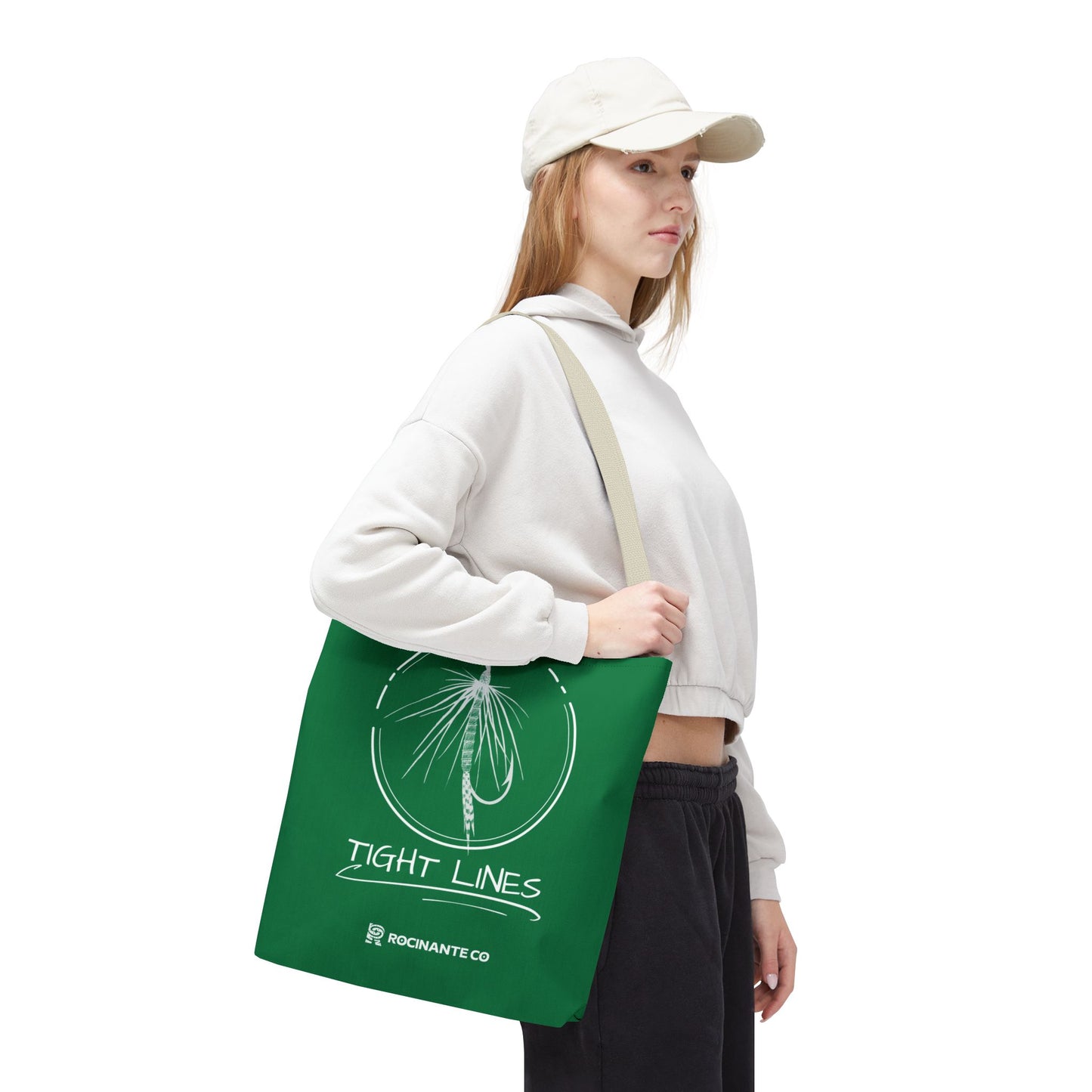 Tight Lines Tote Bag (Green)