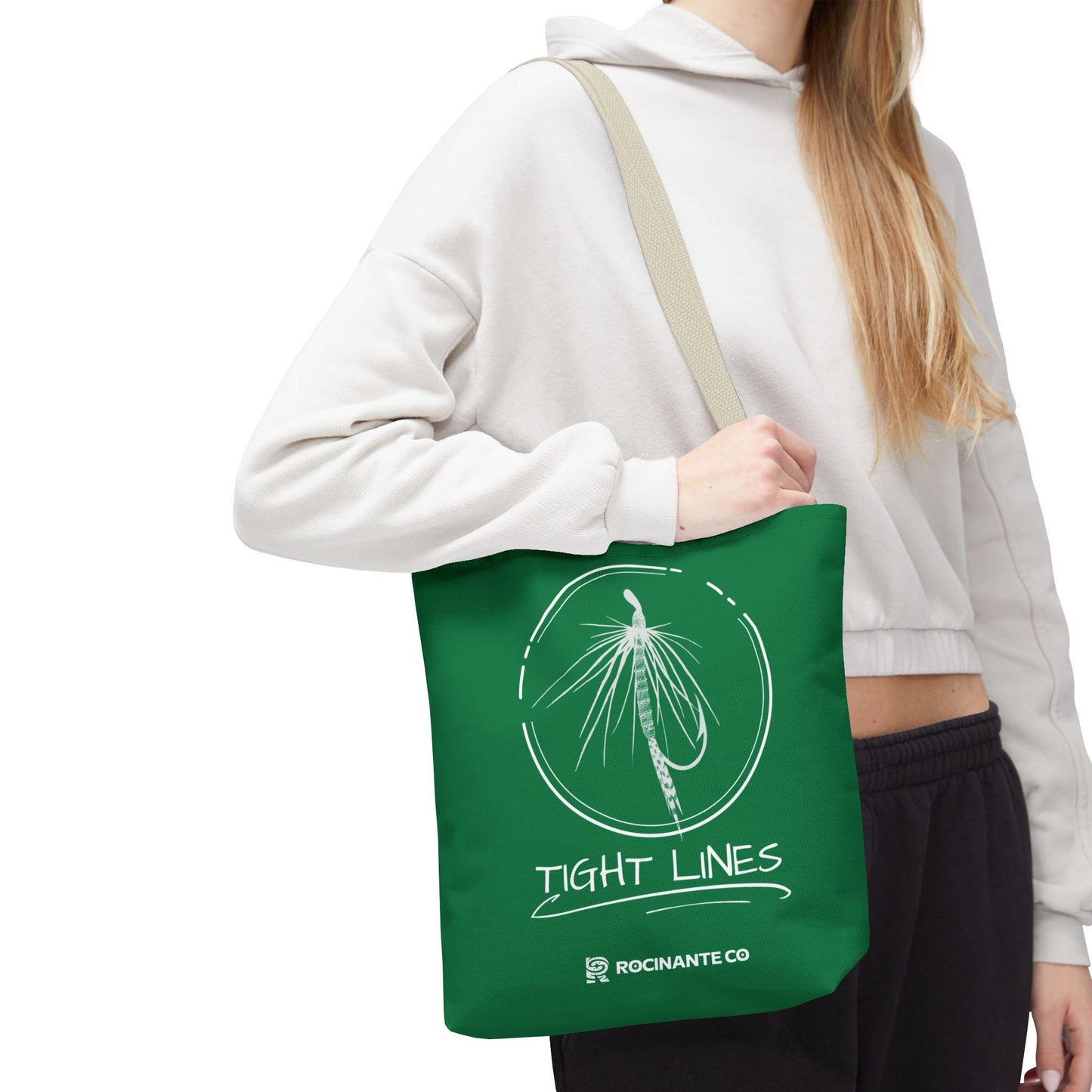 Tight Lines Tote Bag (Green)