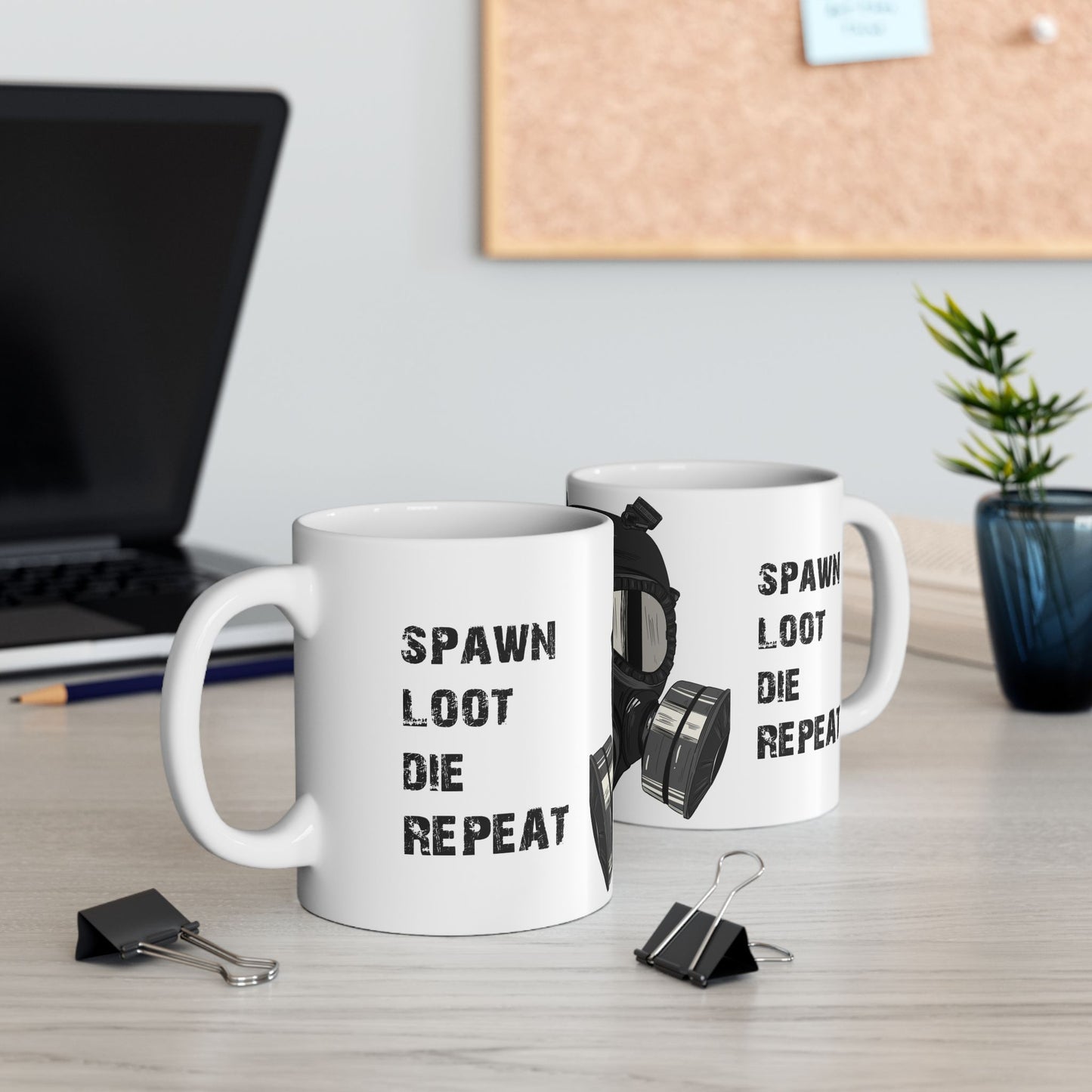 Spawn Loot Die Repeat Mug