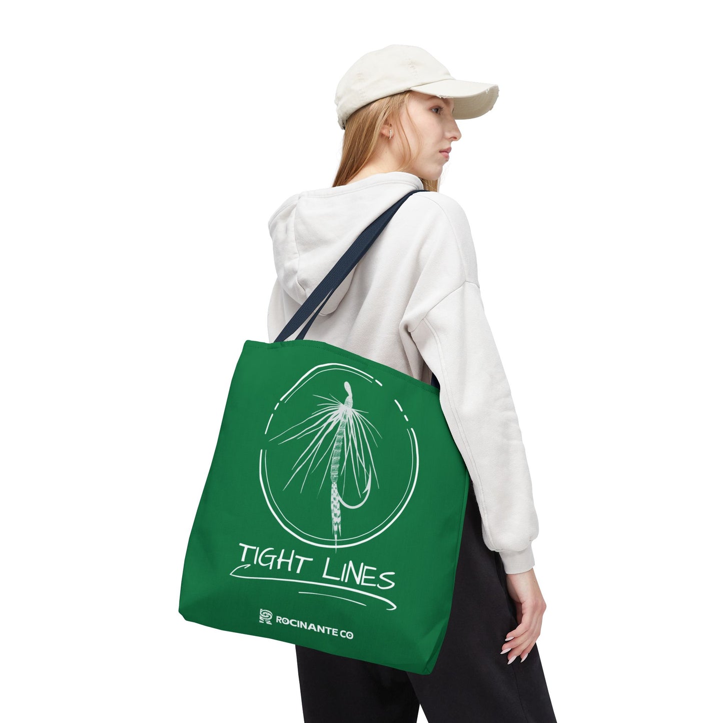 Tight Lines Tote Bag (Green)