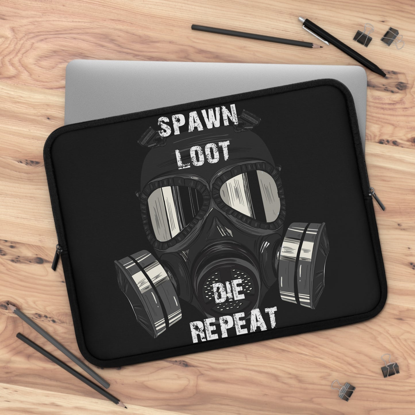 Spawn Loot Die Repeat Laptop/Tablet Sleeve