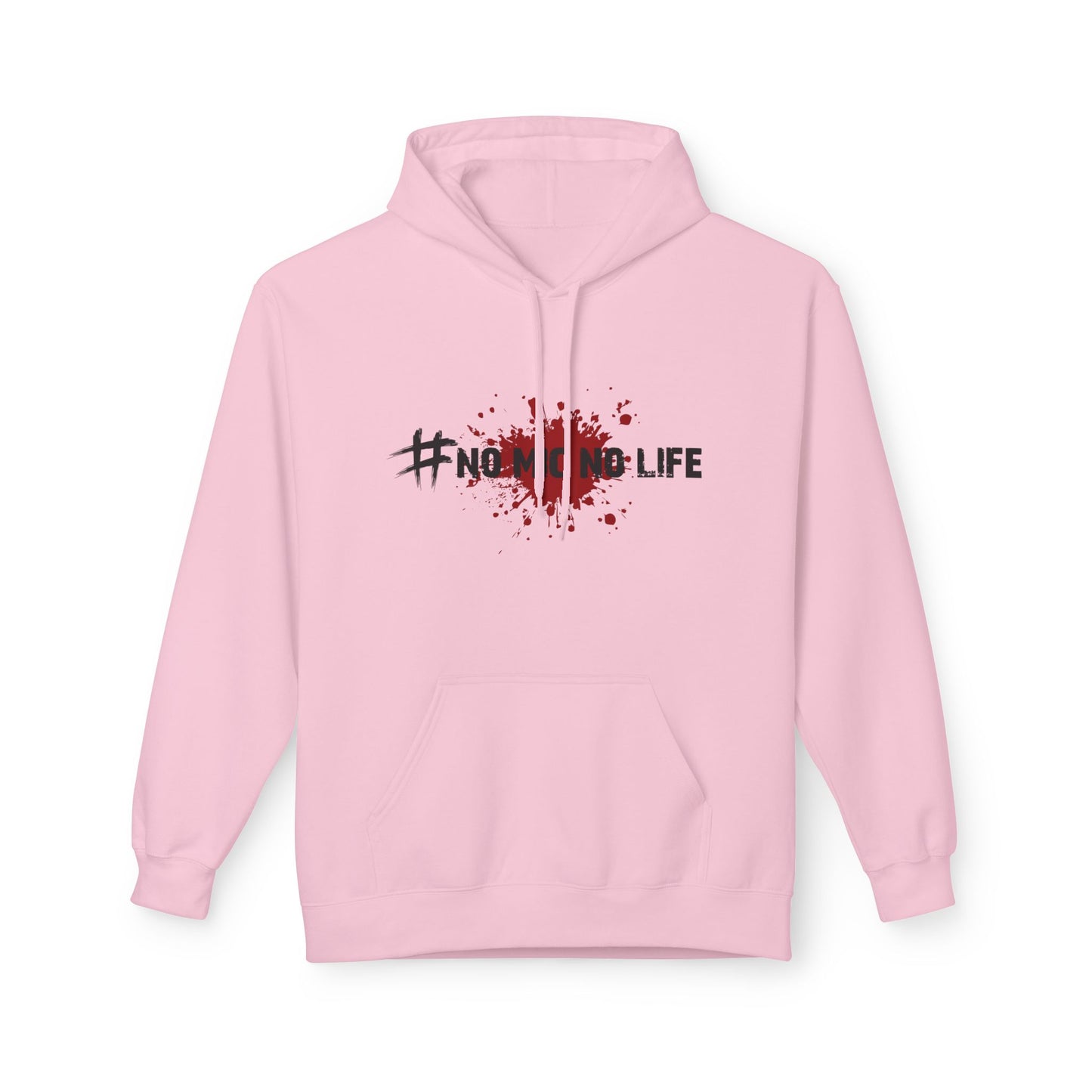 #No Mic No Life Unisex Hoodie – Gamer Essentials, Perfect for Halloween, Cosplay, Gift for Fans, Gaming, Zombie Culture