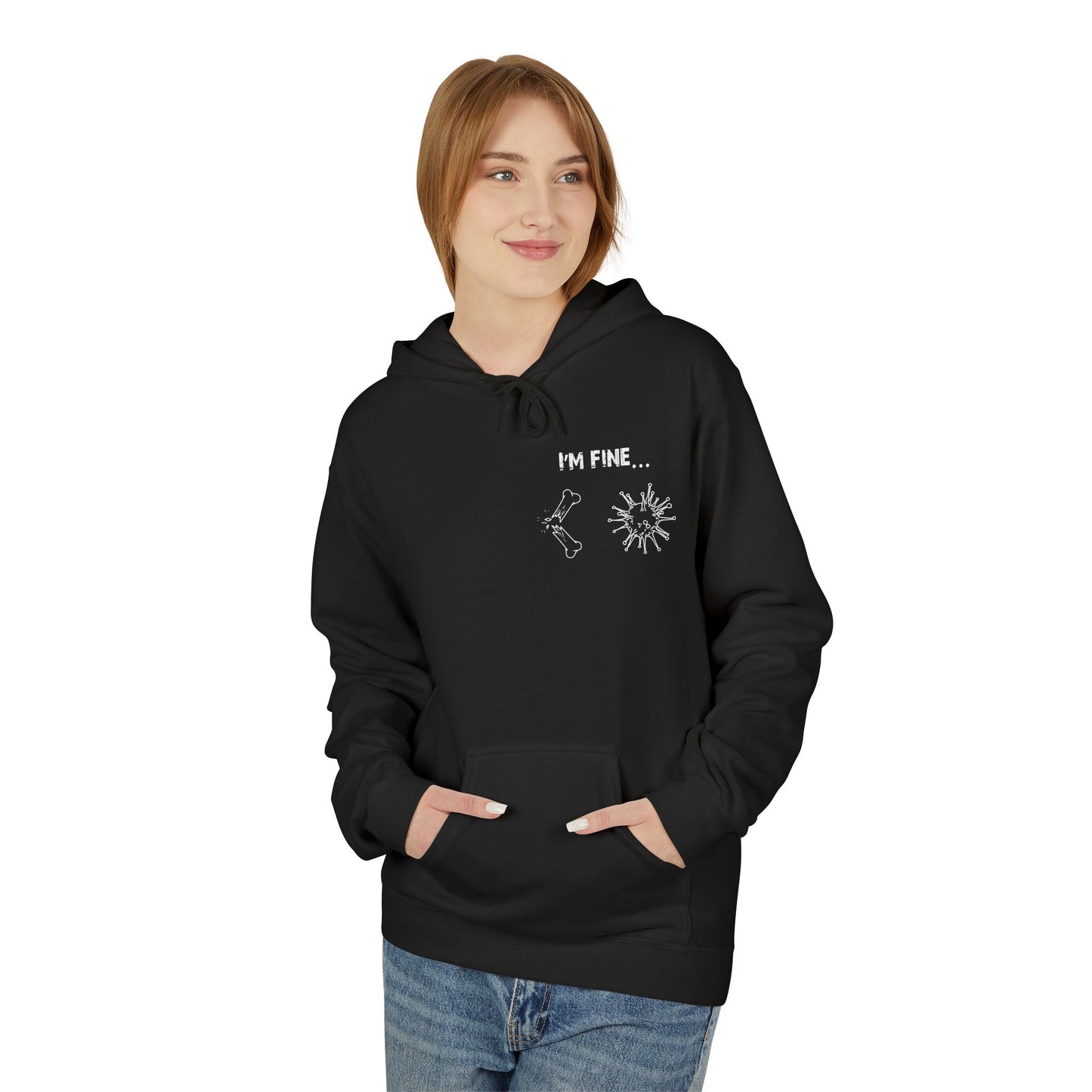 Everything's Fine Gamer Fleece Hoodie