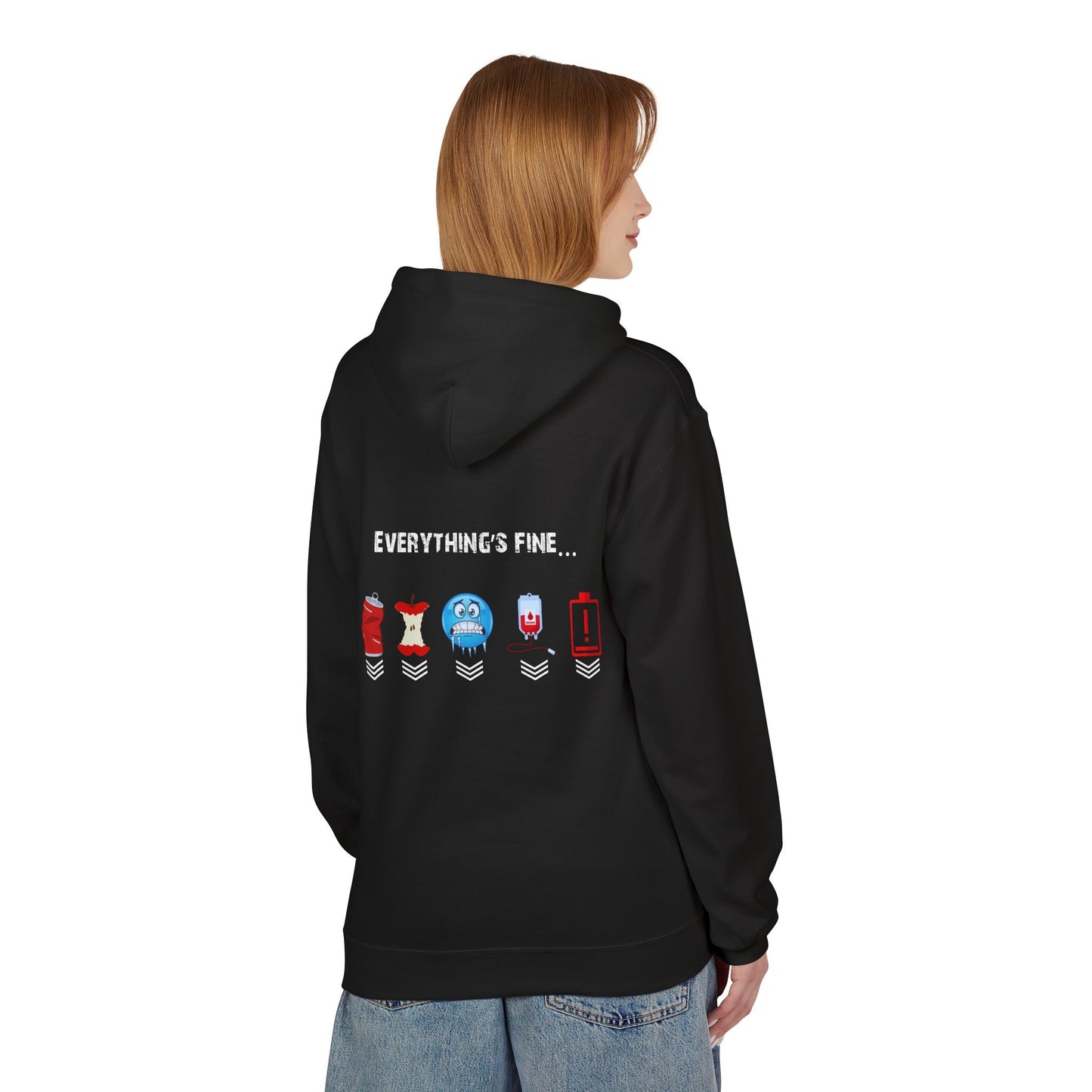 Everything's Fine Gamer Fleece Hoodie