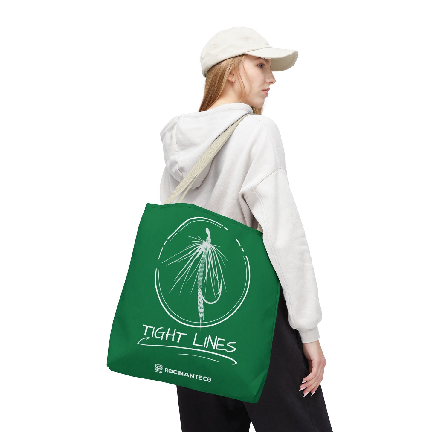 Tight Lines Tote Bag (Green)