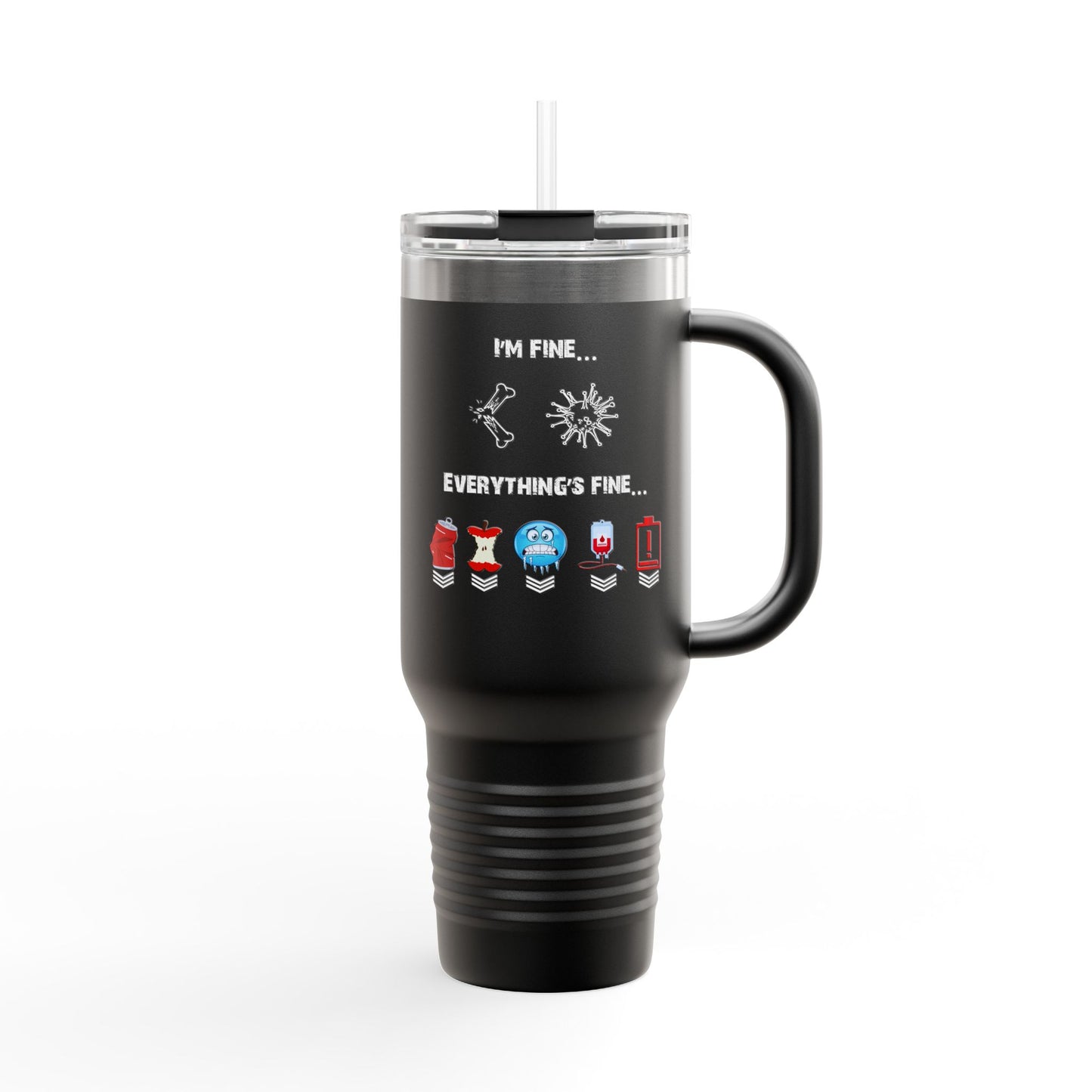Everything's Fine Gamer 40oz Tumbler