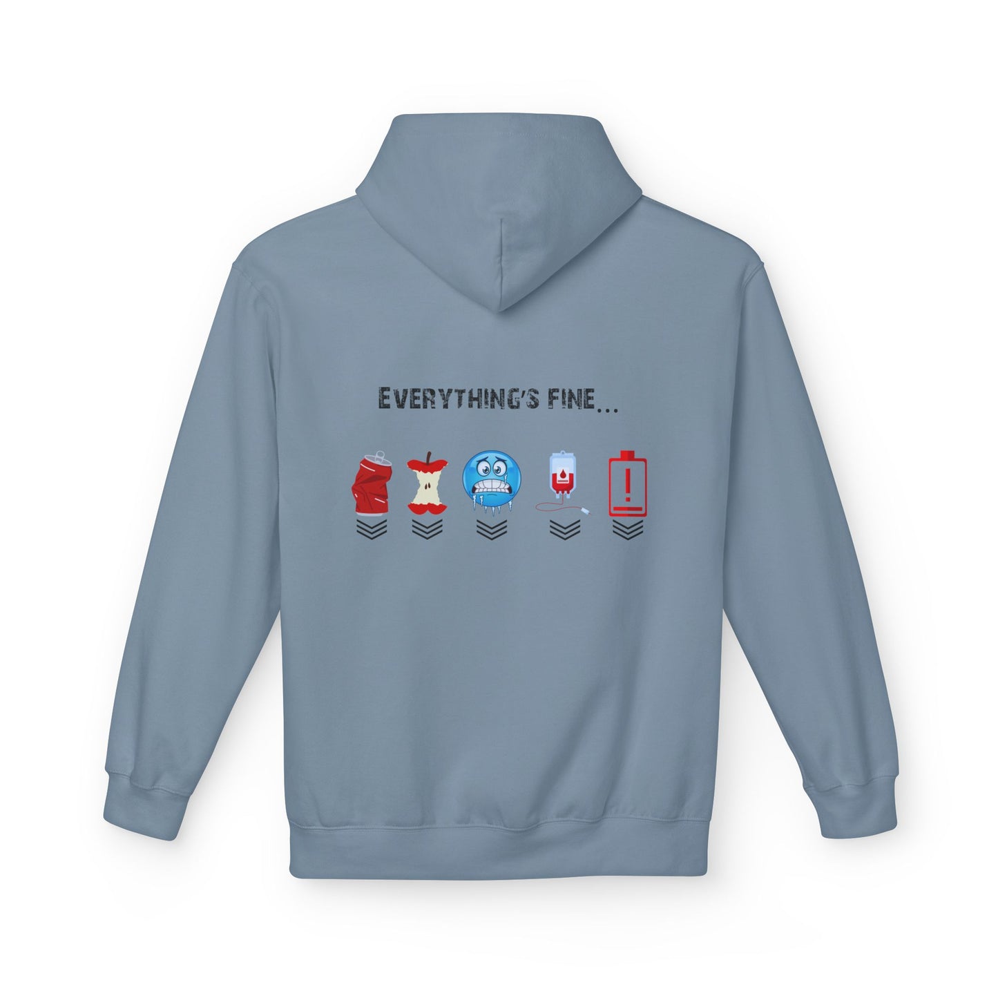 Everything's Fine Gamer Fleece Hoodie