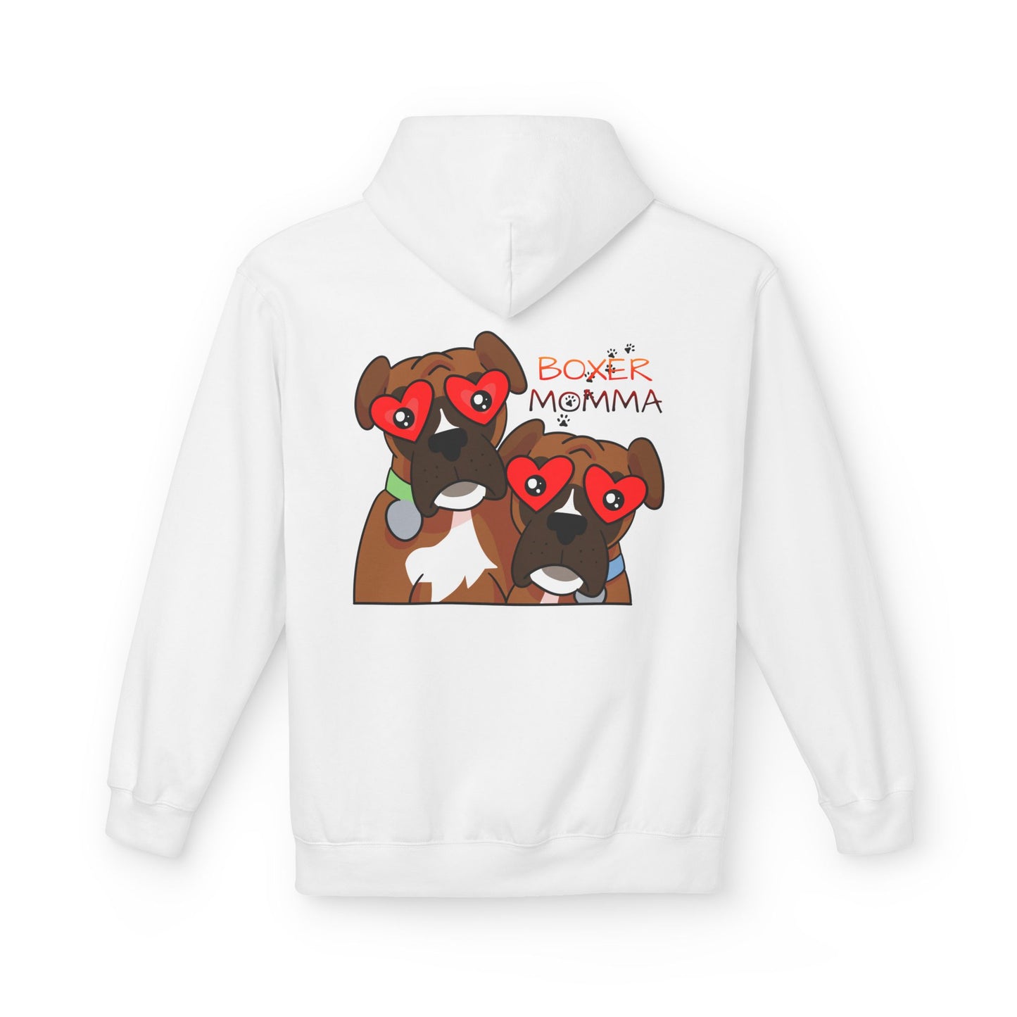 Unisex Boxer Momma Hoodie - Soft, Cozy Dog Lover Sweatshirt, Perfect Gift for Boxer Moms & Pet Lovers, Casual Pullover Top