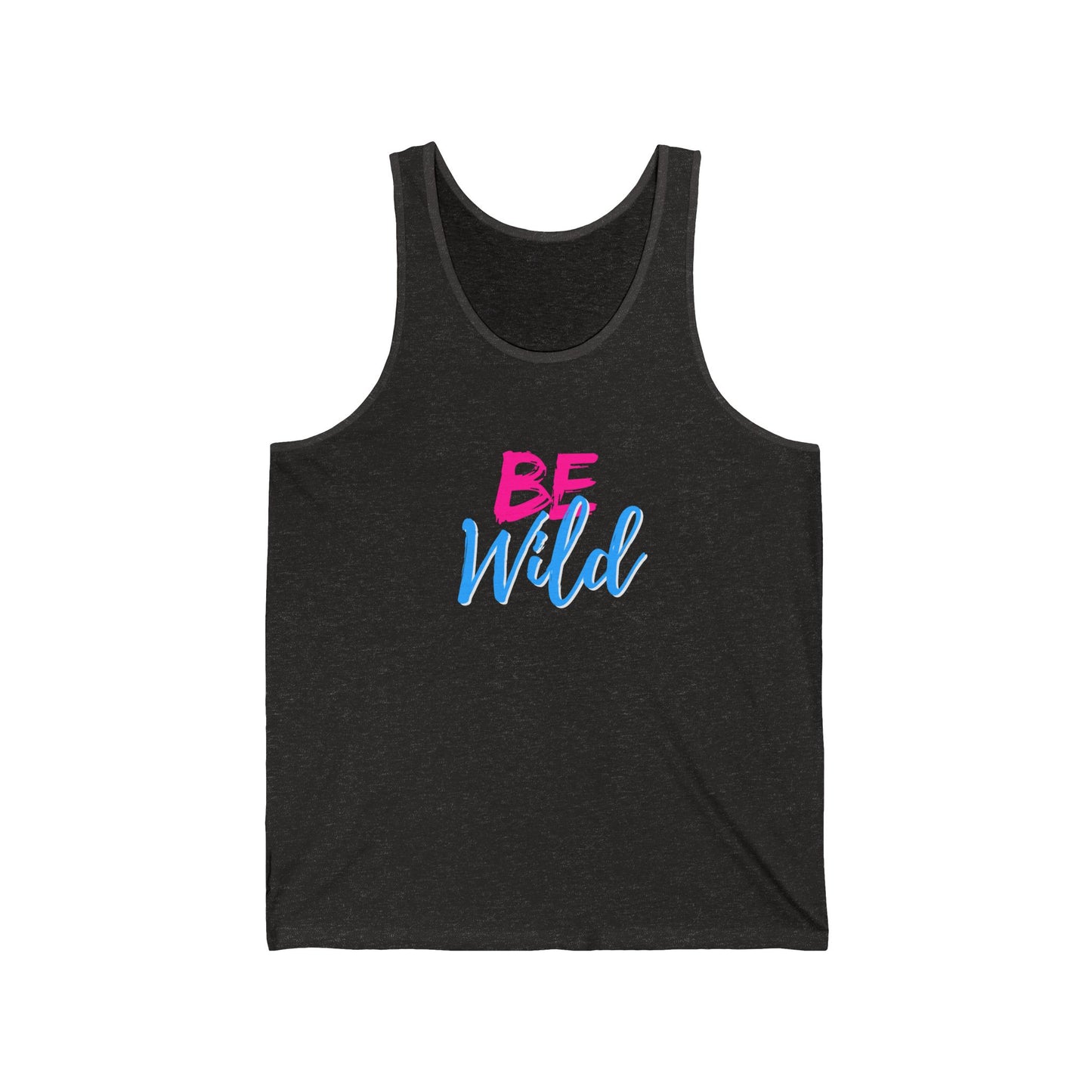 Be Wild Unisex Jersey Tank, Summer Apparel, Fashionable Workout Top, Hiking Gear, Beachwear, Gift for Adventure Lovers