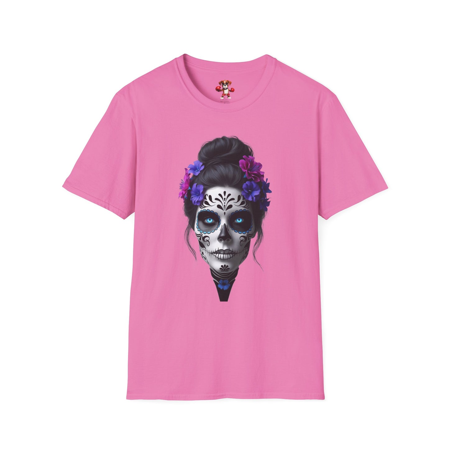 Day of the Dead T-Shirt, Skull Graphic Tee, Unisex Casual Shirt, Halloween Apparel, Festival Clothing, Gift for Her