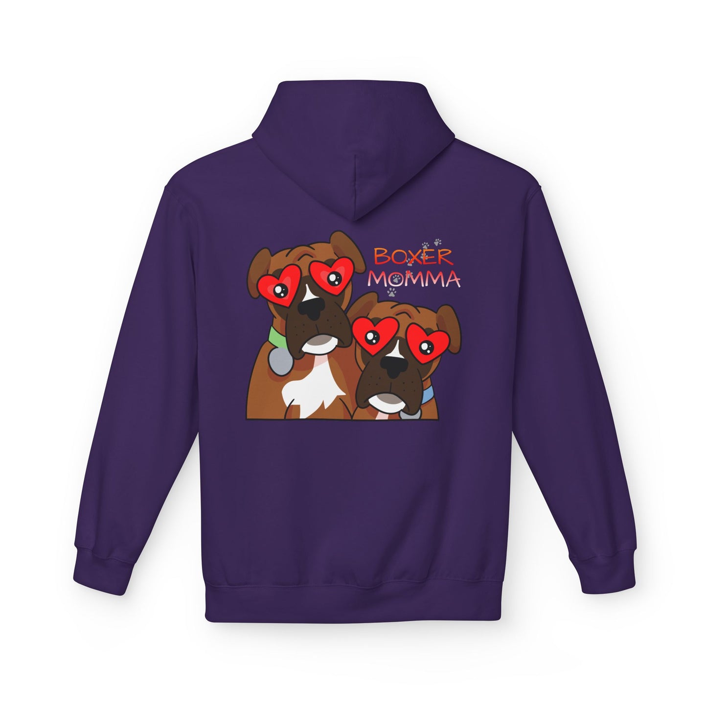 Unisex Boxer Momma Hoodie - Soft, Cozy Dog Lover Sweatshirt, Perfect Gift for Boxer Moms & Pet Lovers, Casual Pullover Top