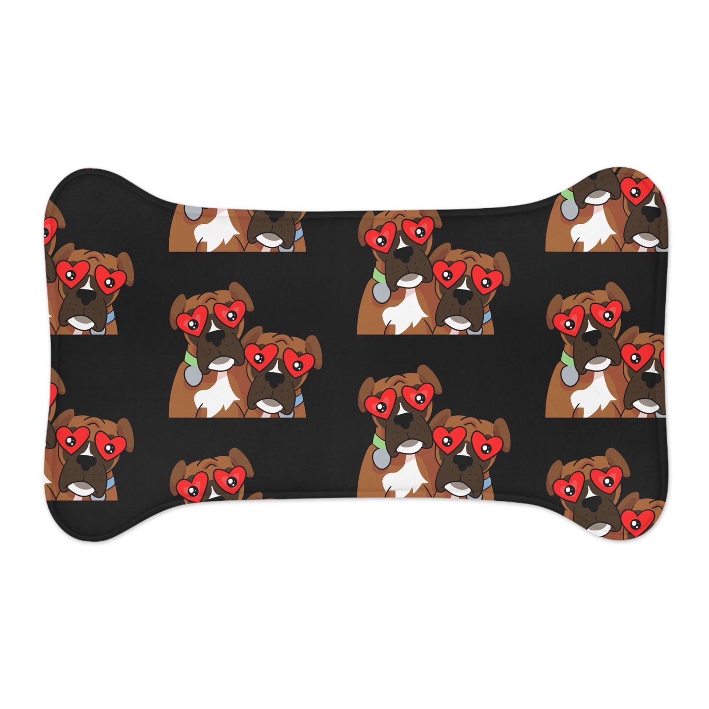 Boxer Feeding Mats for Dogs – Cute Non-Slip Waterproof Placemat with Boxer Dog Design for Pet Bowls & Home Decor