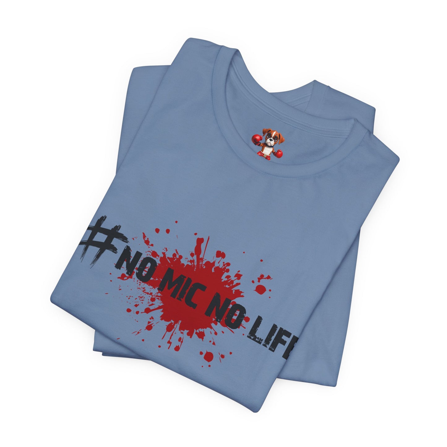 #No Mic No Life Unisex Tee, Fans of Zombie Culture, Graphic Tee for Casual Wear, Gamer Essentials, Zombie Apocalypse Survival Gear