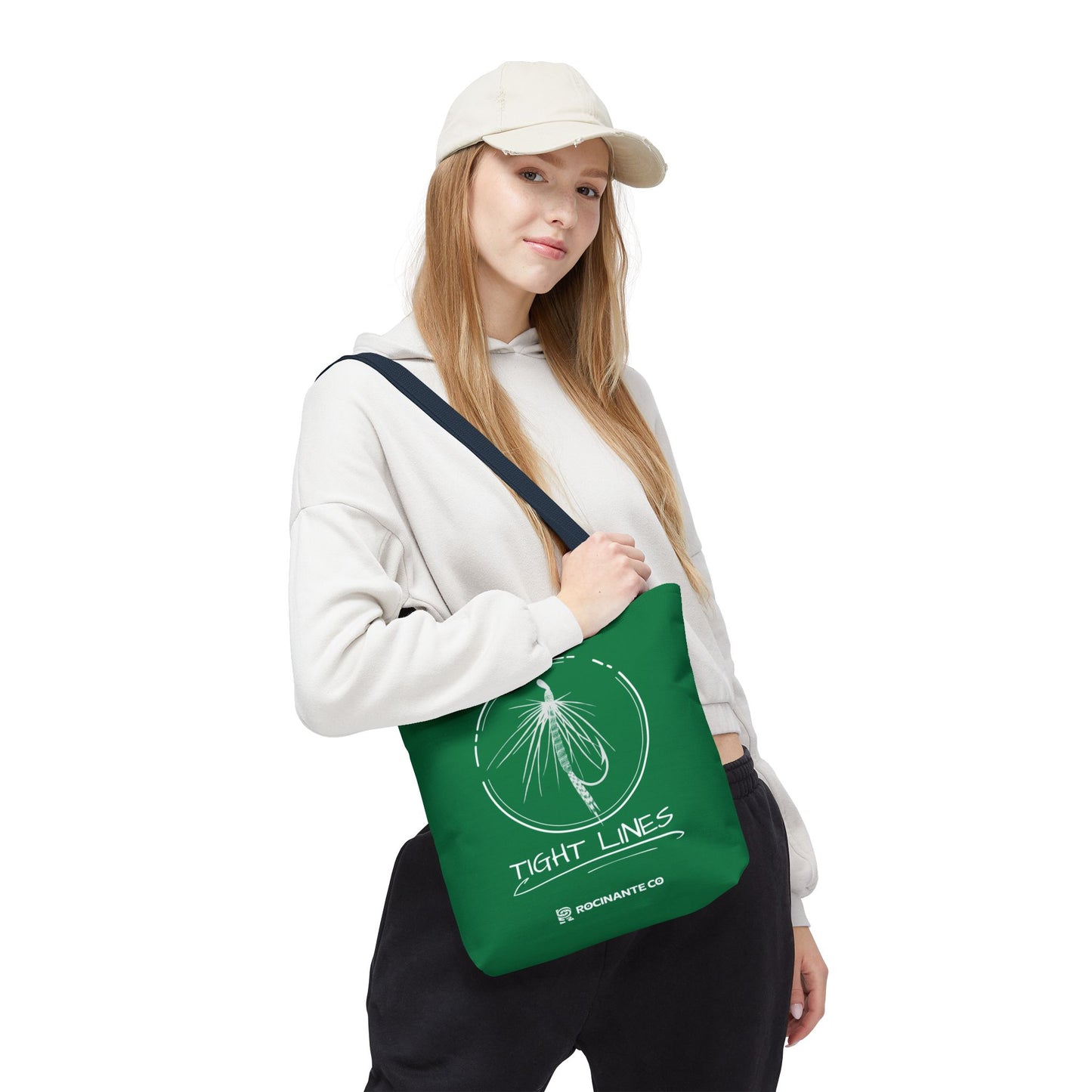 Tight Lines Tote Bag (Green)