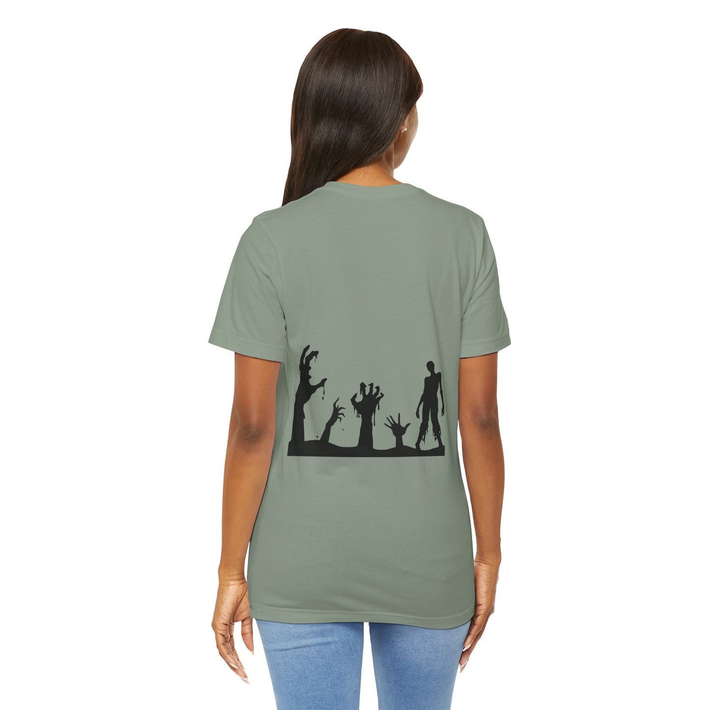 #No Mic No Life Unisex Tee, Fans of Zombie Culture, Graphic Tee for Casual Wear, Gamer Essentials, Zombie Apocalypse Survival Gear