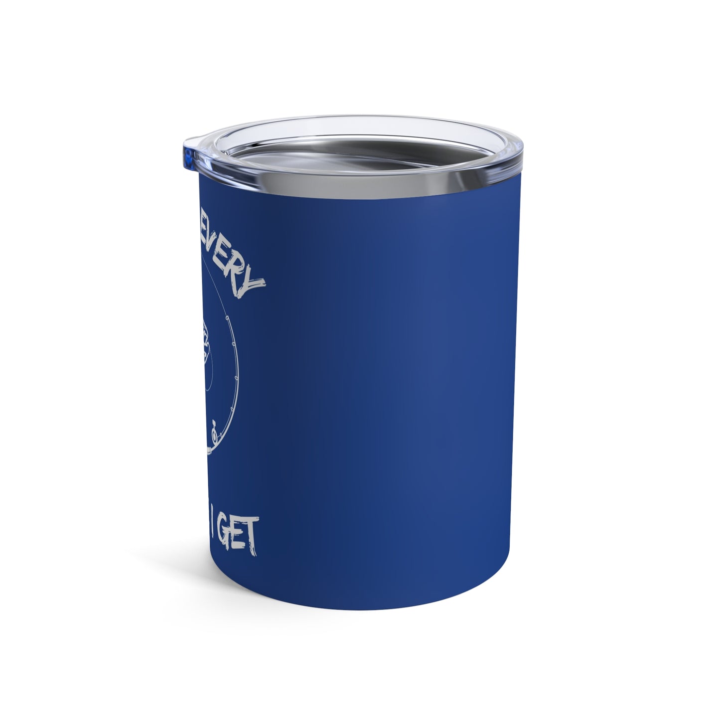 Jerk It 10oz Fishing Tumbler, Funny Gift for Fisherman, Outdoor Enthusiast Mug, Travel Tumbler for Fishing Trips