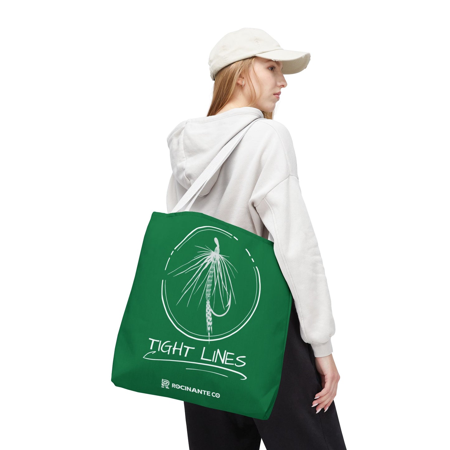 Tight Lines Tote Bag (Green)