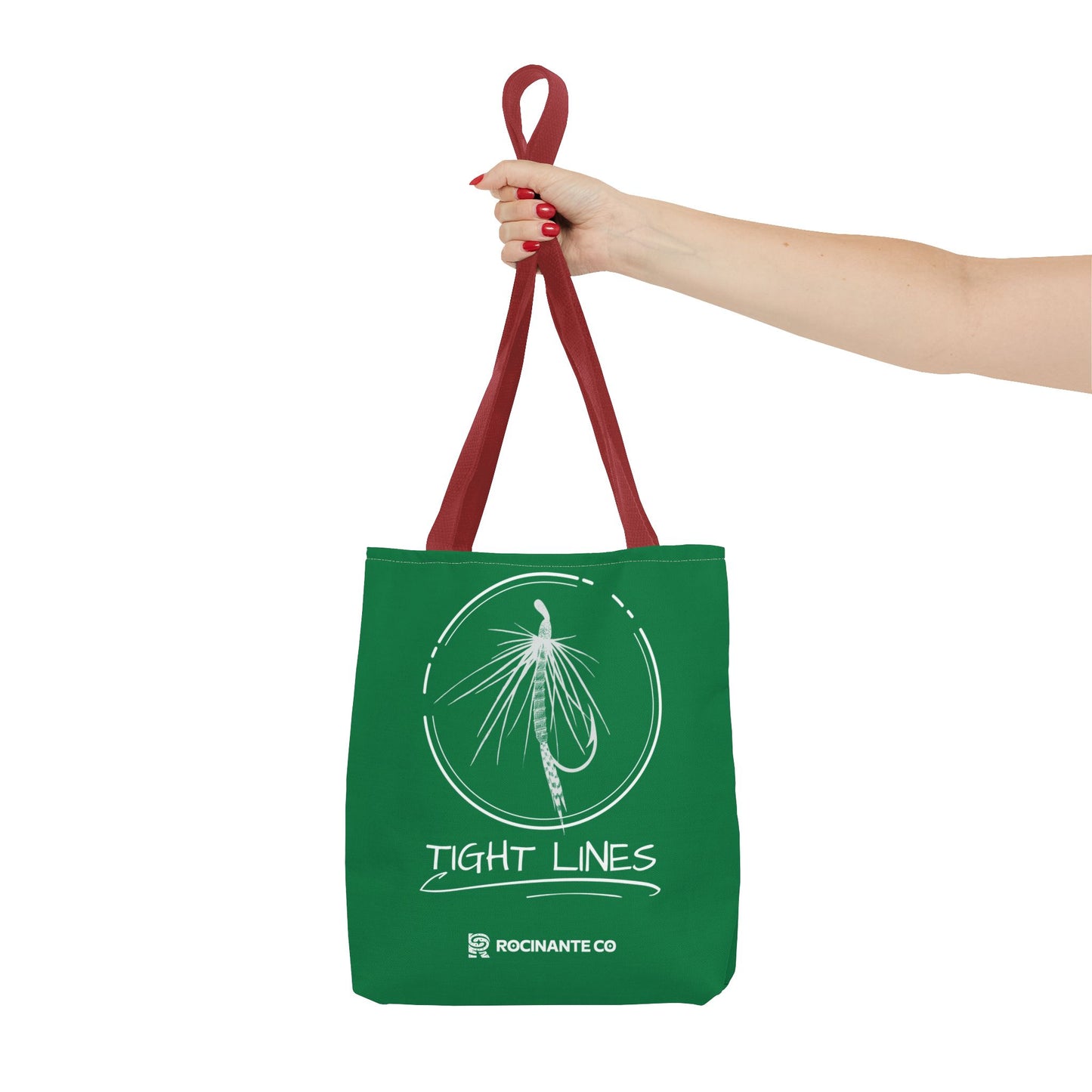 Tight Lines Tote Bag (Green)
