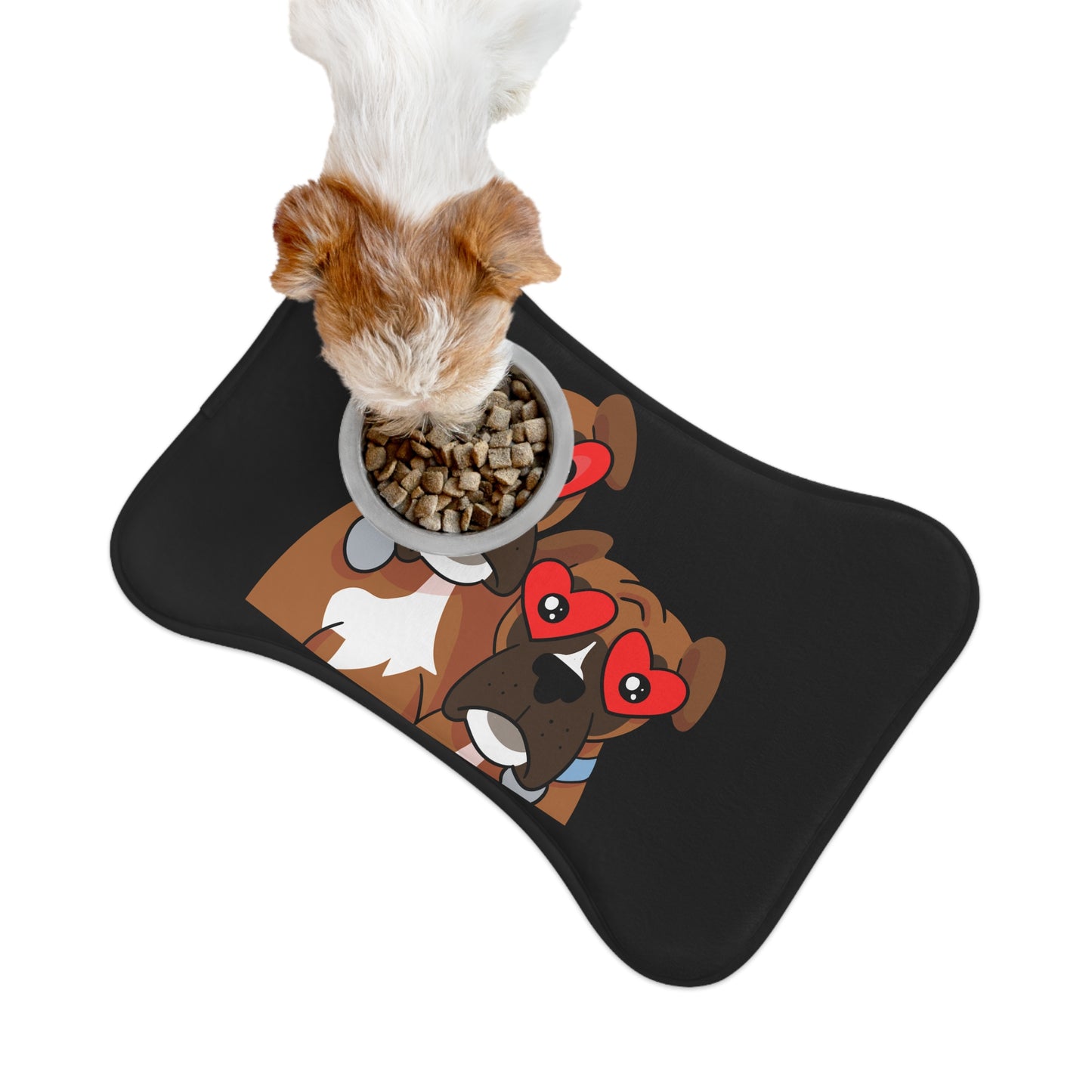 Boxer Feeding Mats for Dogs – Cute Non-Slip Waterproof Placemat with Boxer Dog Design for Pet Bowls & Home Decor
