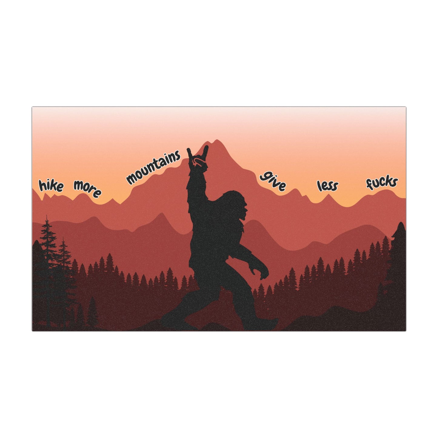 Hike More Mountains Car Magnet | Adventure Decor, Outdoor Enthusiast Gift, Funny Car Magnet, Road Trip Accessories, Hiking Lover Gift