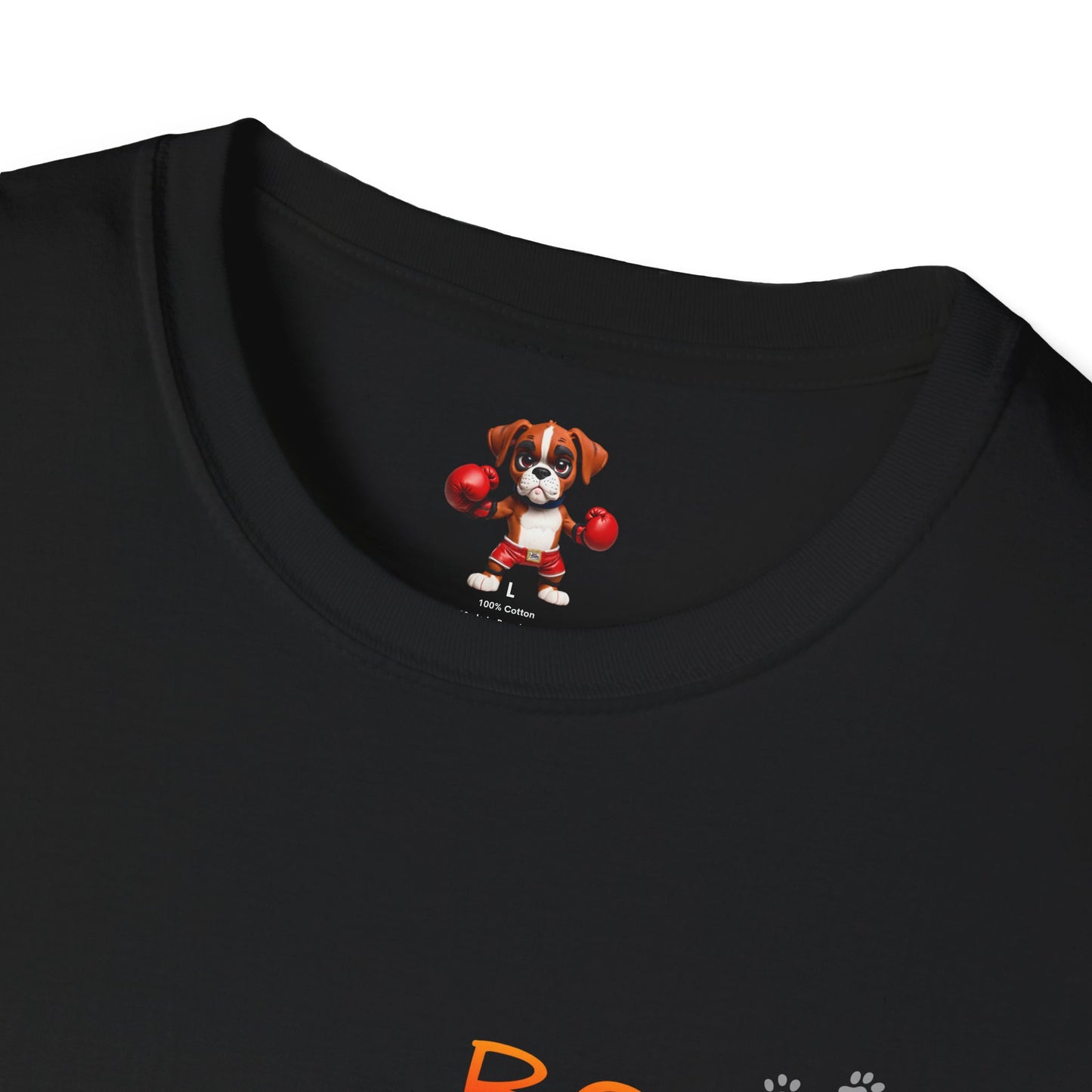 Unisex Boxer Momma T-Shirt - Softstyle Cotton Tee, Dog Lover Gift, Casual Fit, Pet Mom Shirt, Comfortable & Durable