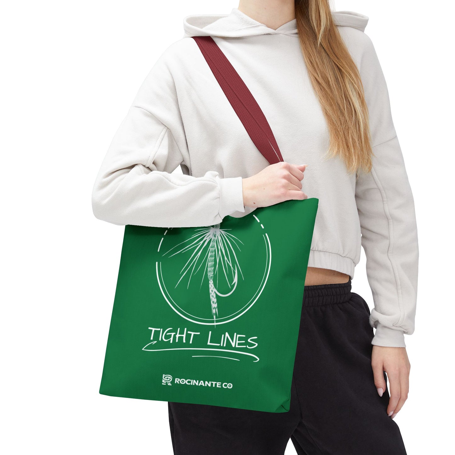 Tight Lines Tote Bag (Green)
